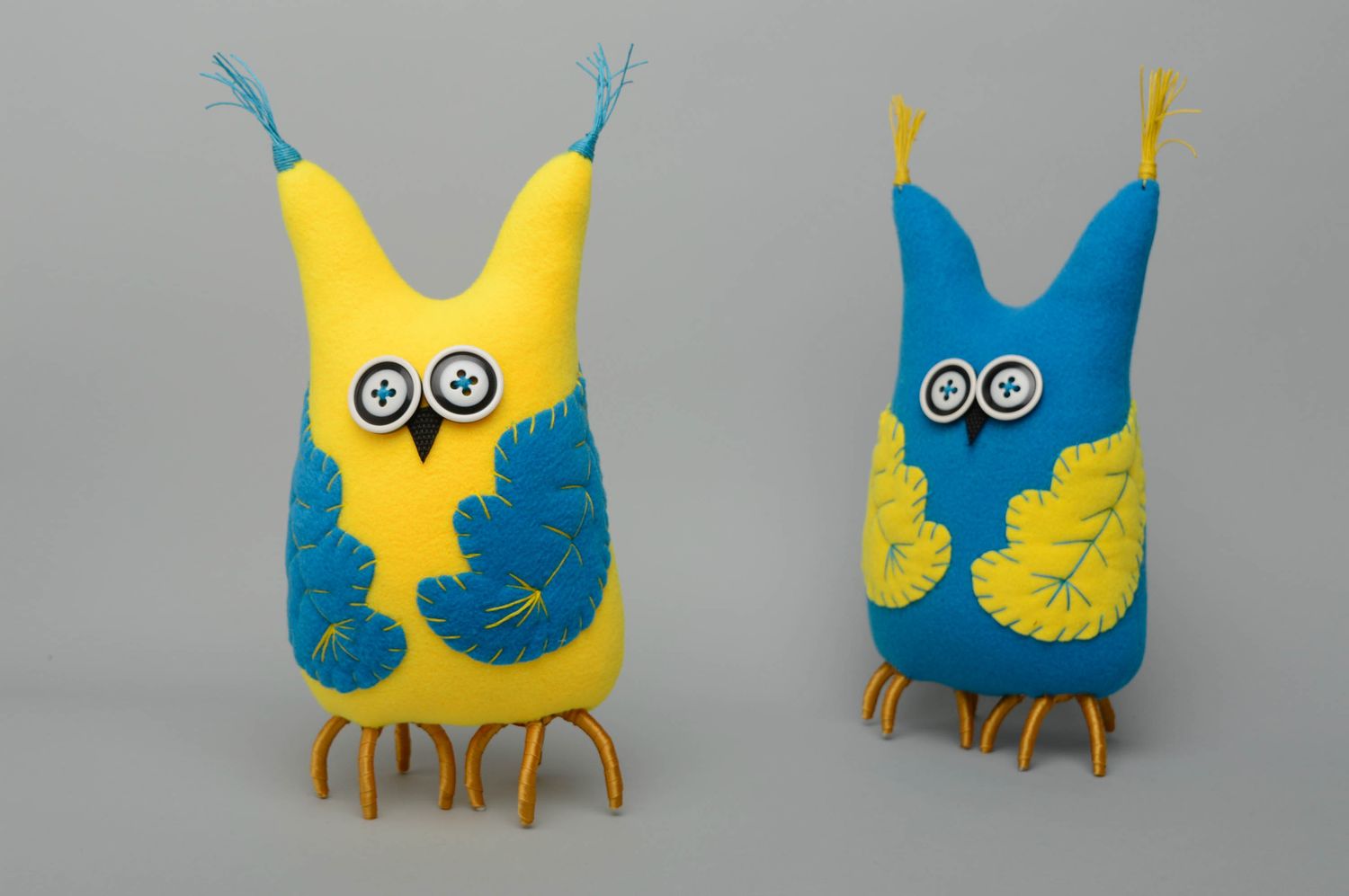 Designer soft toy Owl photo 2