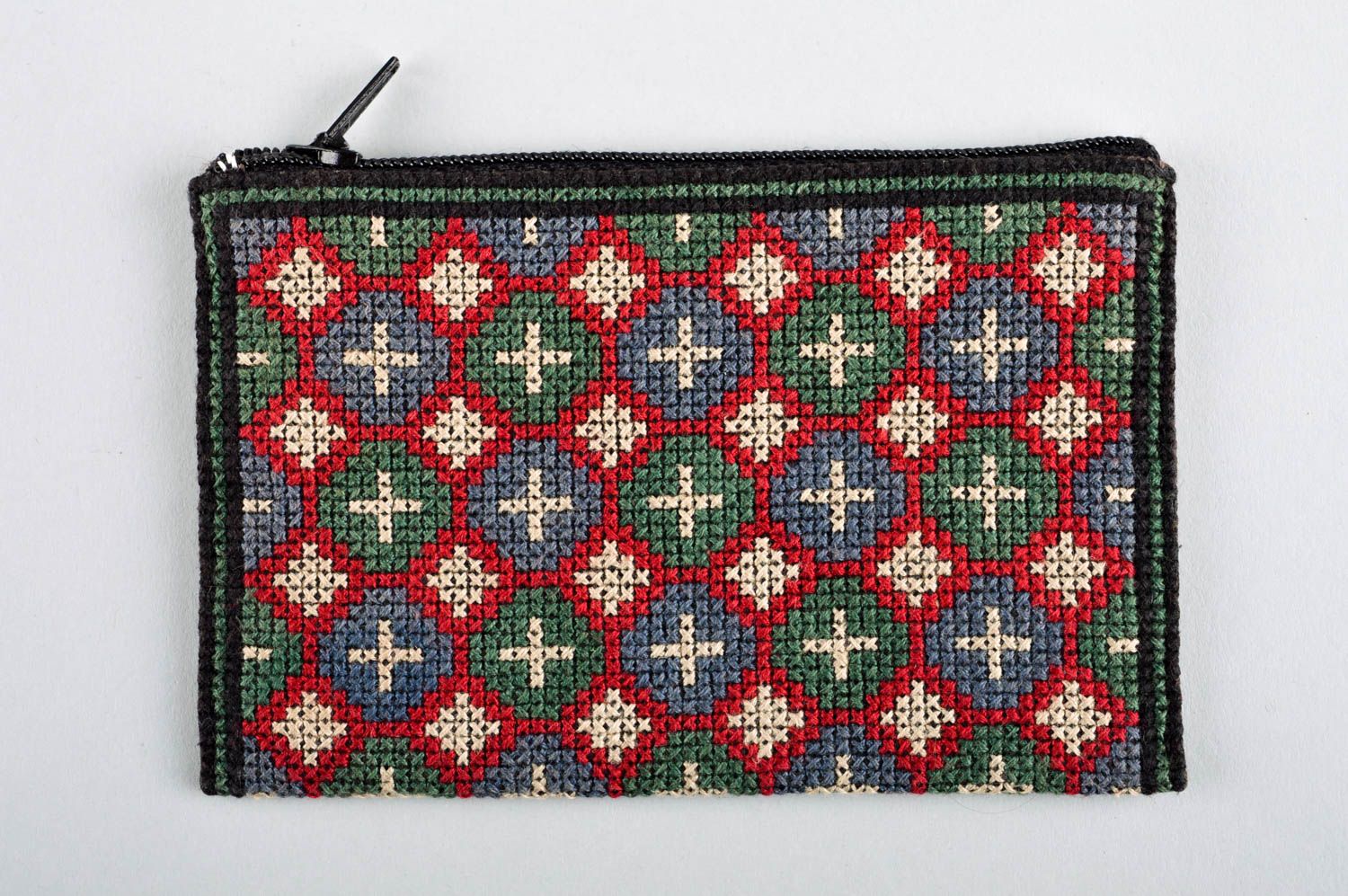 Handmade Portemonnaie Damen aus Stoff schöne Geldbörse Accessoire für Frauen foto 3