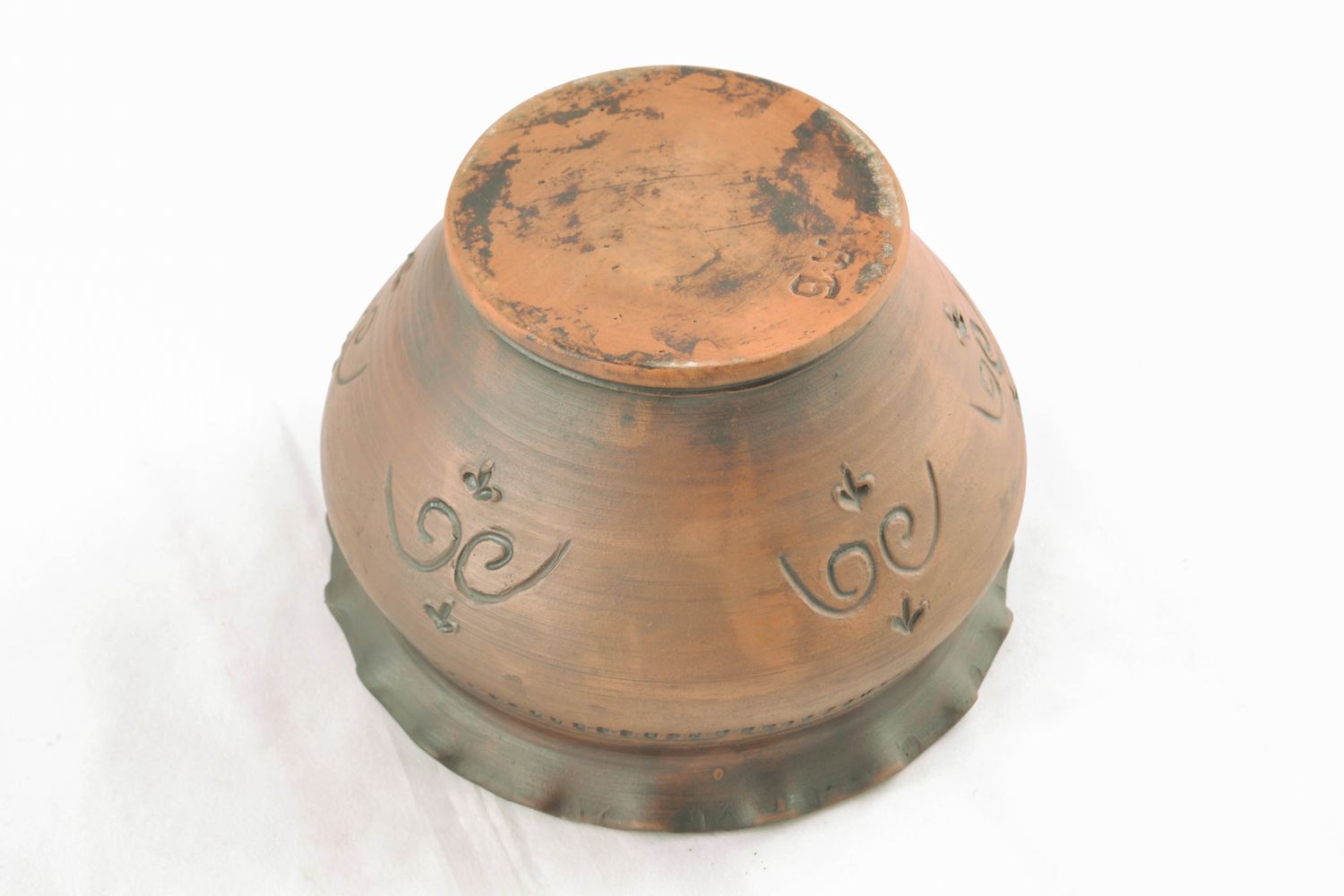Handmade ceramic bowl 1,5 liters photo 5
