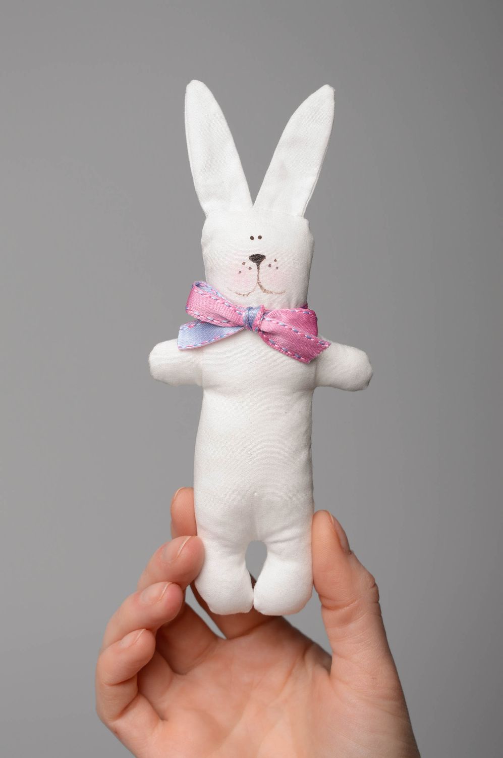 Soft fabric toy hare photo 4