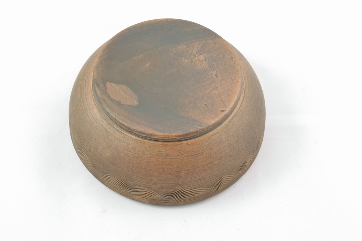 5,5 7 oz brown ceramic serving handmade snack bowl 0,77 lb photo 3