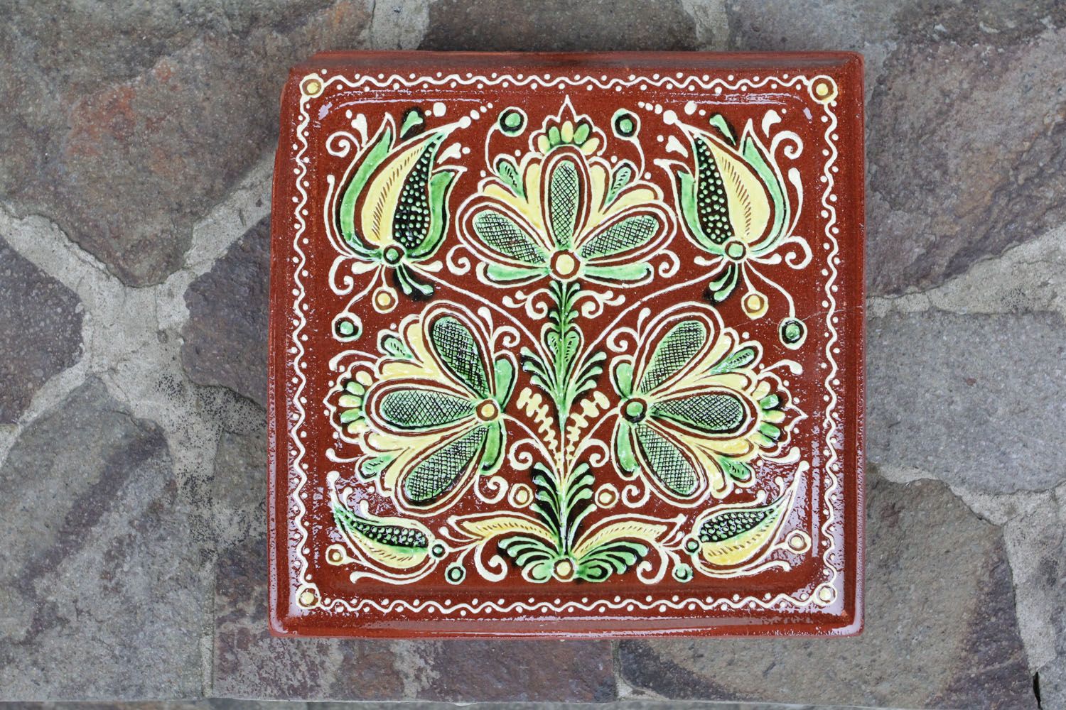 Ceramic tile for fireplace photo 1