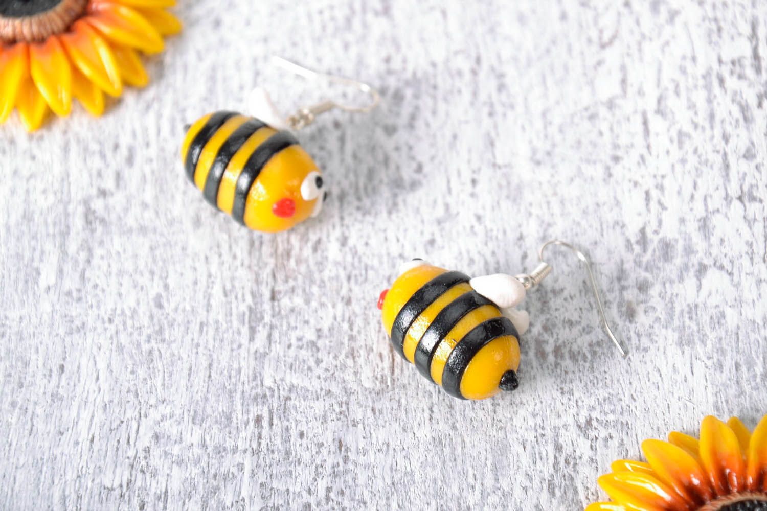 Earrings Bees photo 1