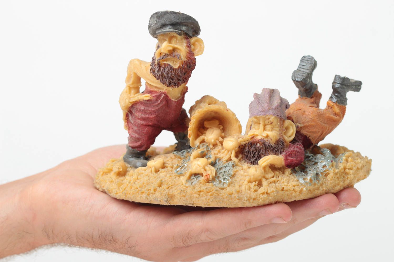 Figurine décorative fait main Petite statue Déco maison miniature et drôle photo 5
