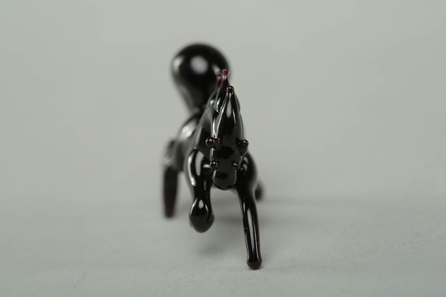 Small glass statuette Horse photo 2