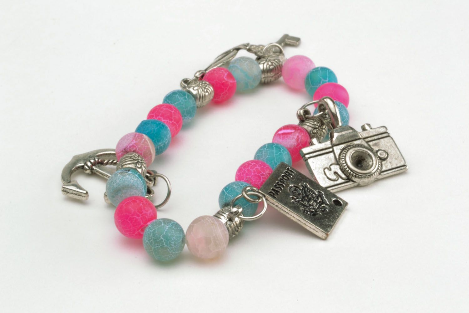 Beautiful bracelet with charms photo 7
