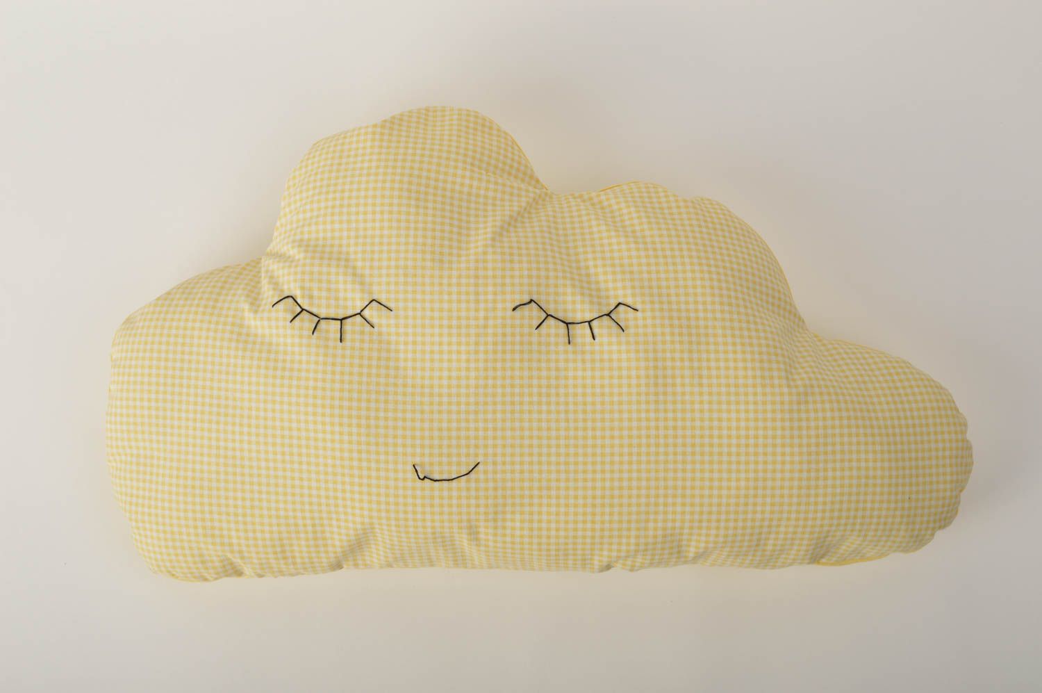 Декоративная подушка handmade подушка для дивана подушка из холлофайбера Облако фото 2