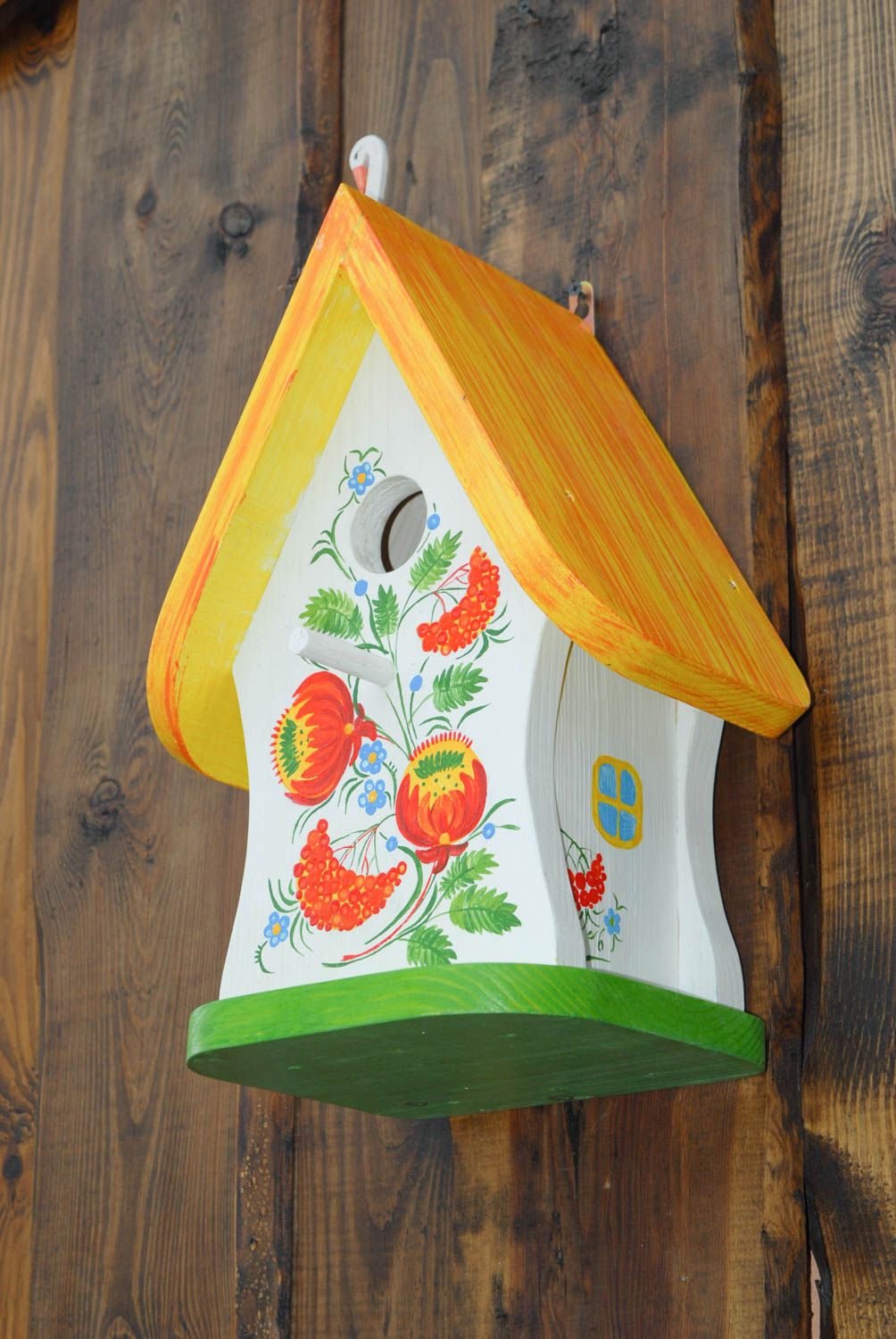 Designer birdhouse in Ukrainian style photo 4
