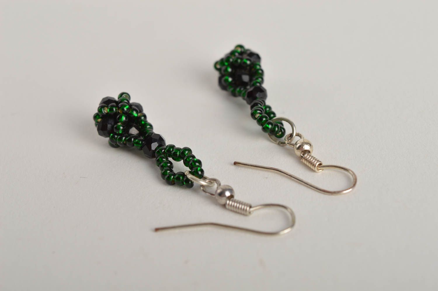 Cute handmade beaded earrings beautiful jewellery gifts for he fashion tips photo 3