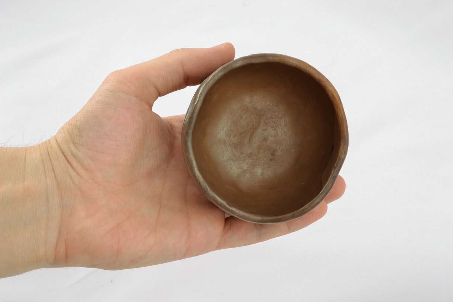 Handgemachter Trinkbecher aus Keramik foto 4