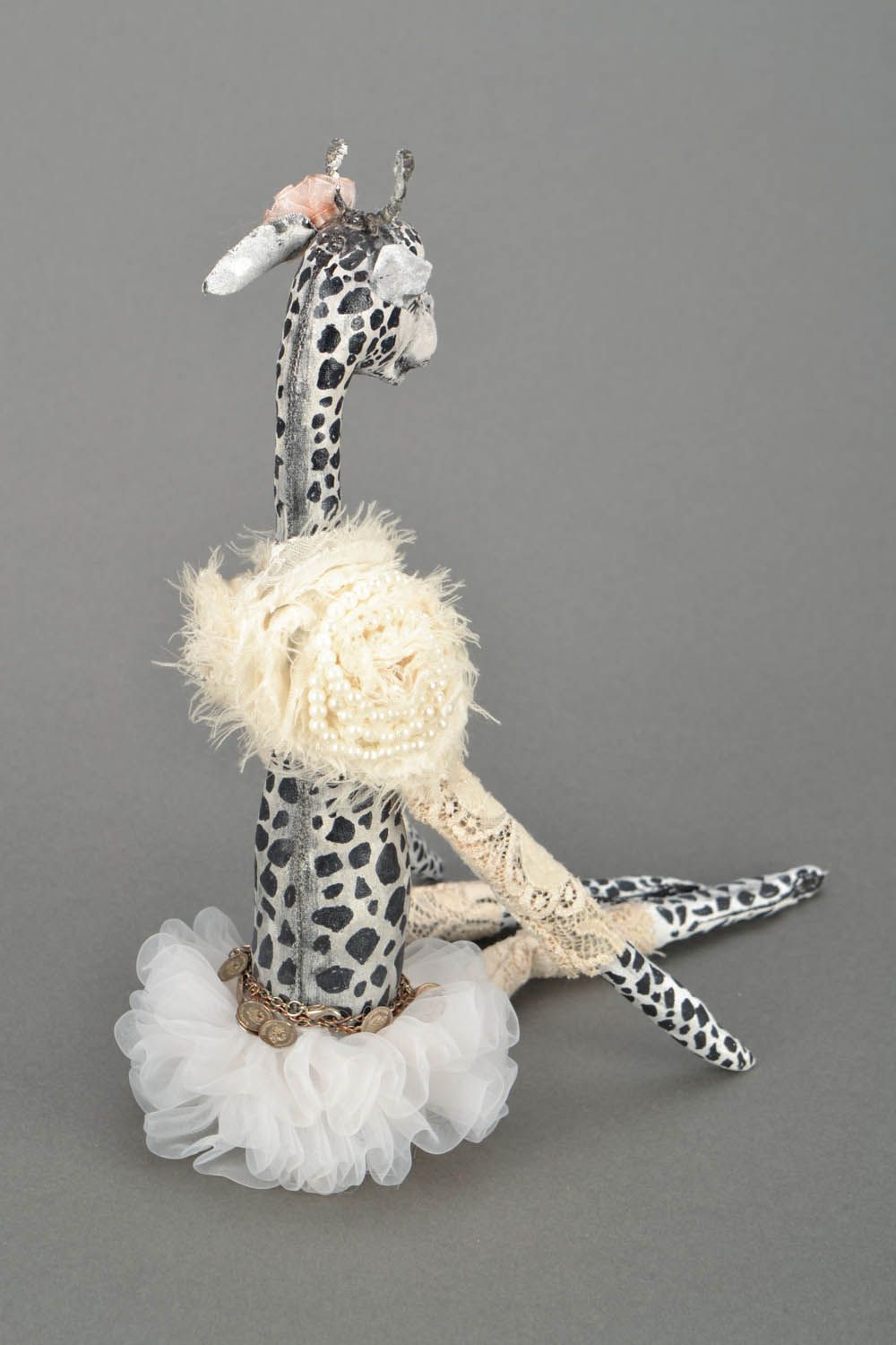 Кукла-примитив Жираф-балерина фото 5