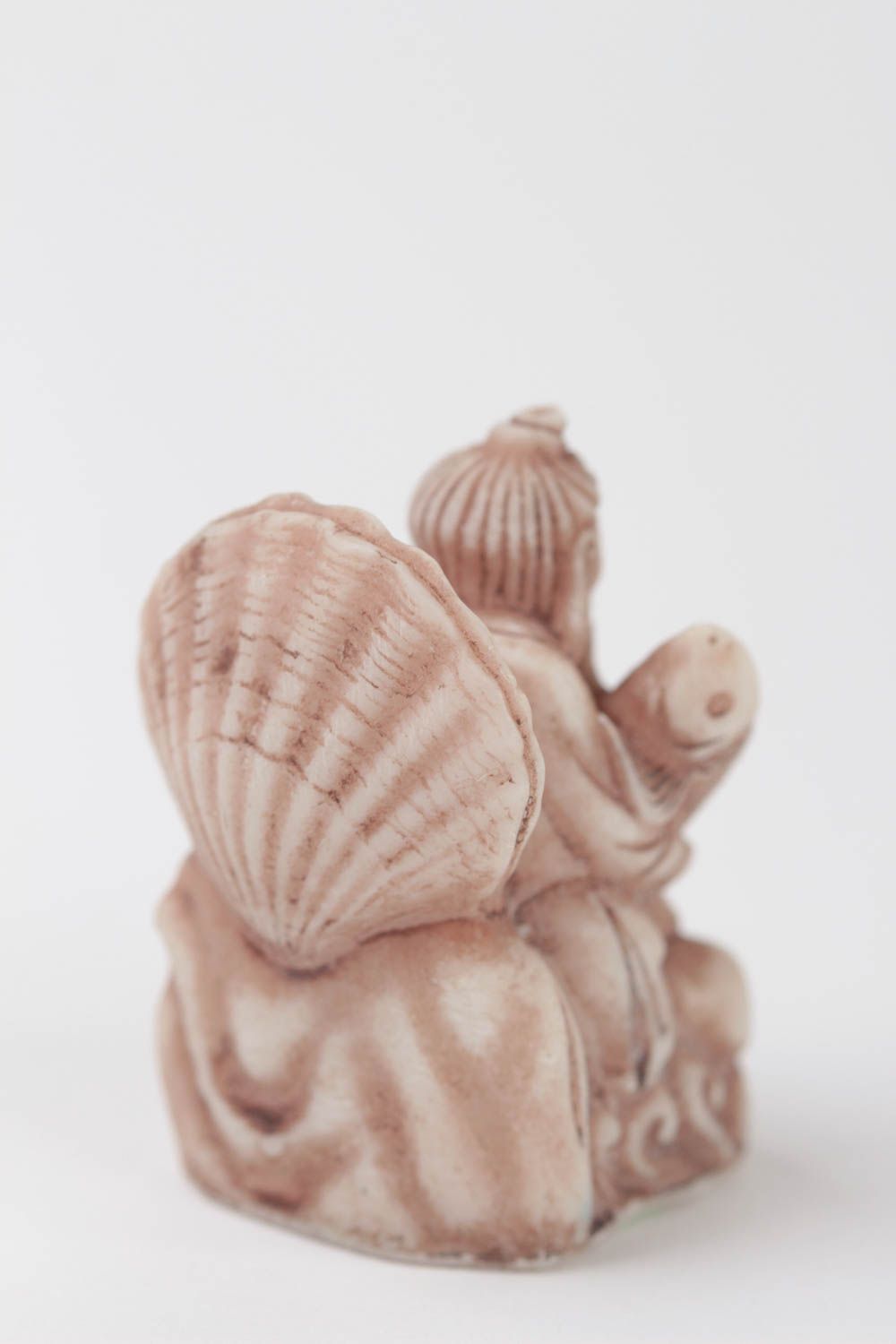 Polymer resin statuette handmade marble figurine interior decor netsuke figurine photo 3