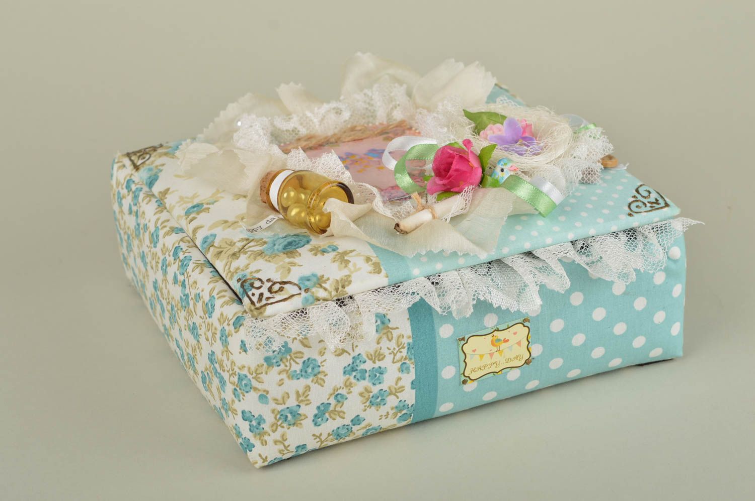 Handmade wooden box vintage jewelry box design home decoration gift ideas photo 2