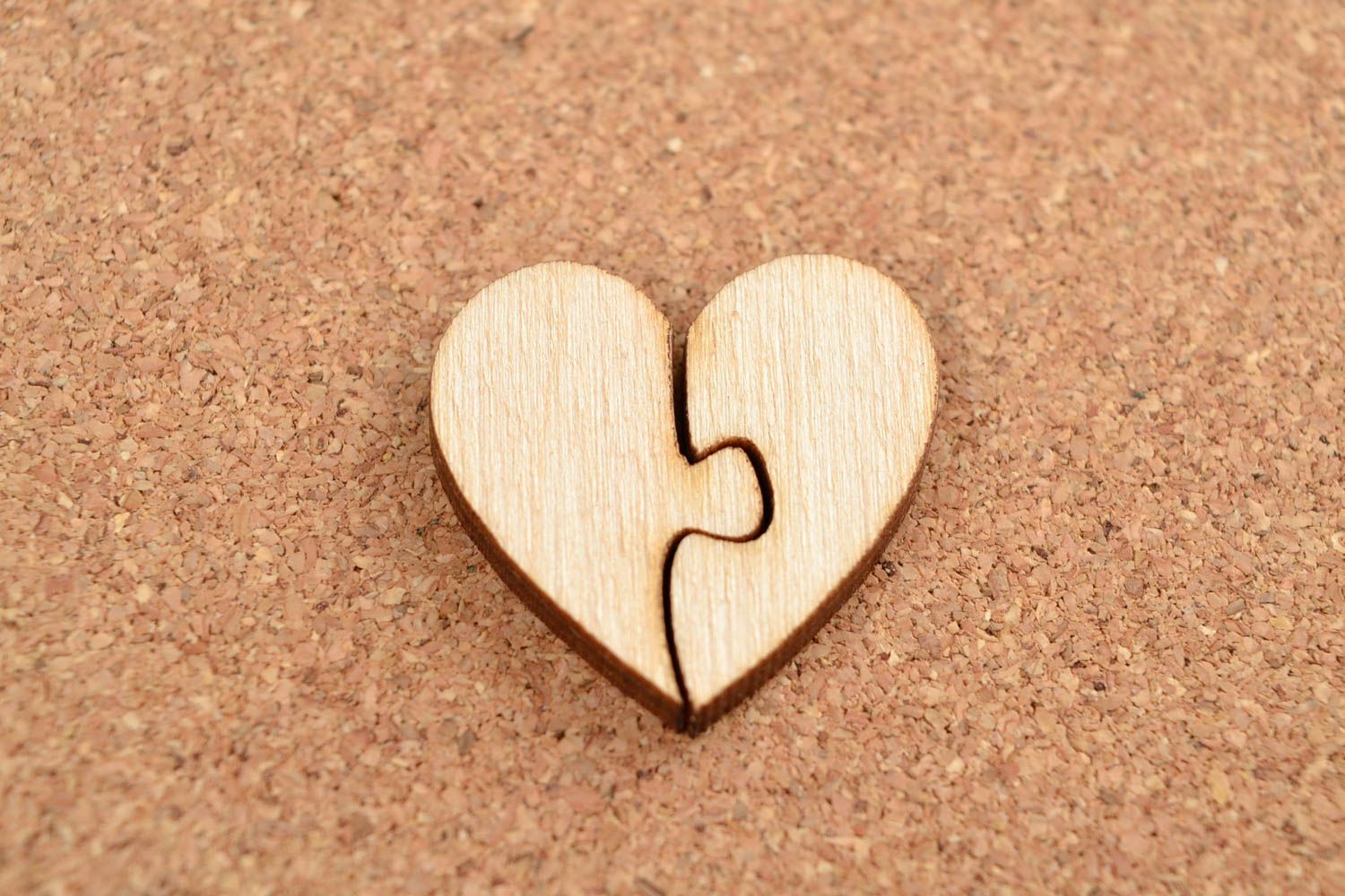 Handmade Holzartikel zum Gestalten Herz Miniatur Figur Holz Rohlinge zum Bemalen foto 1