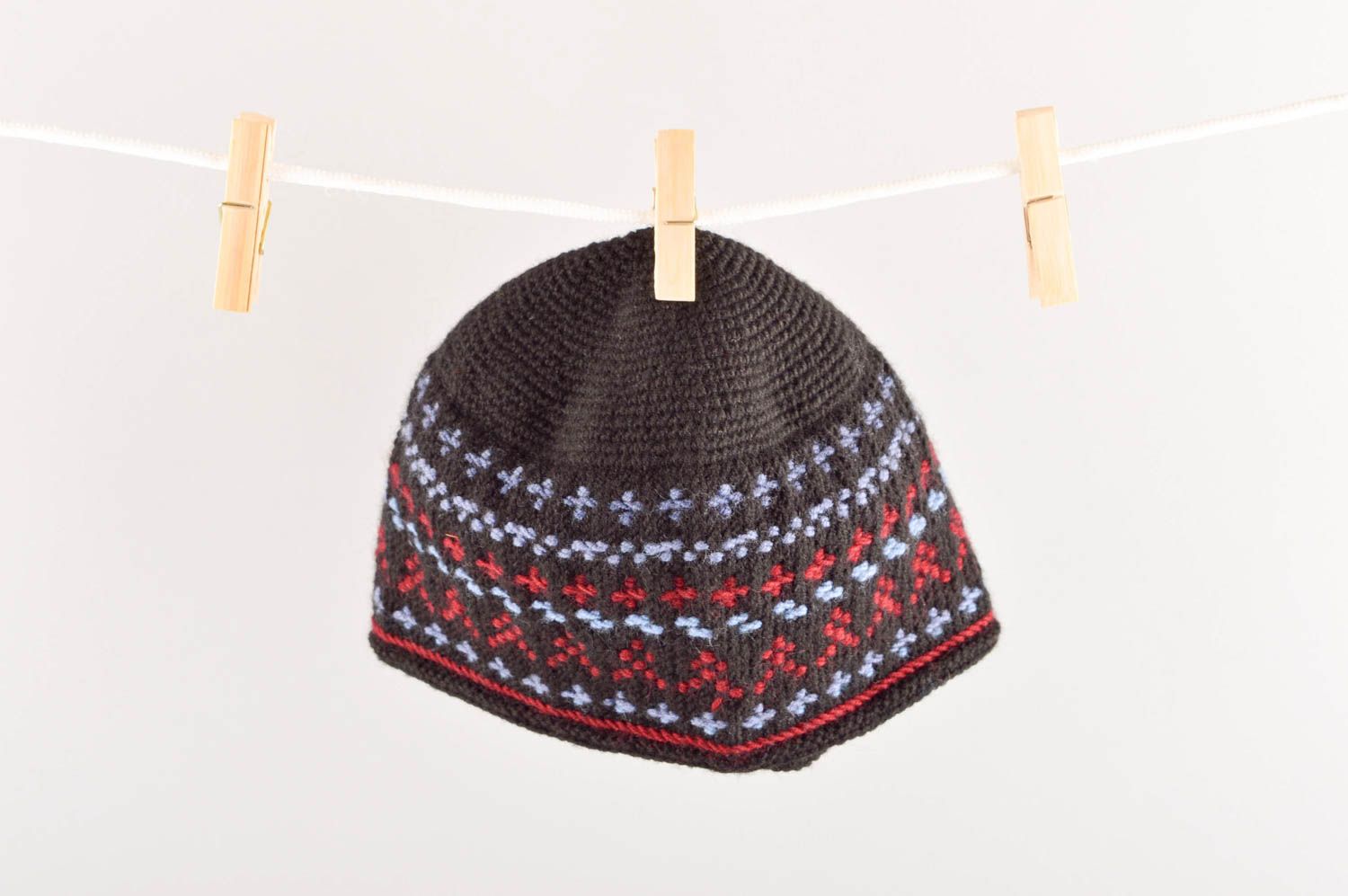 Beautiful handmade crochet hat warm winter hat head accessories for girls photo 5