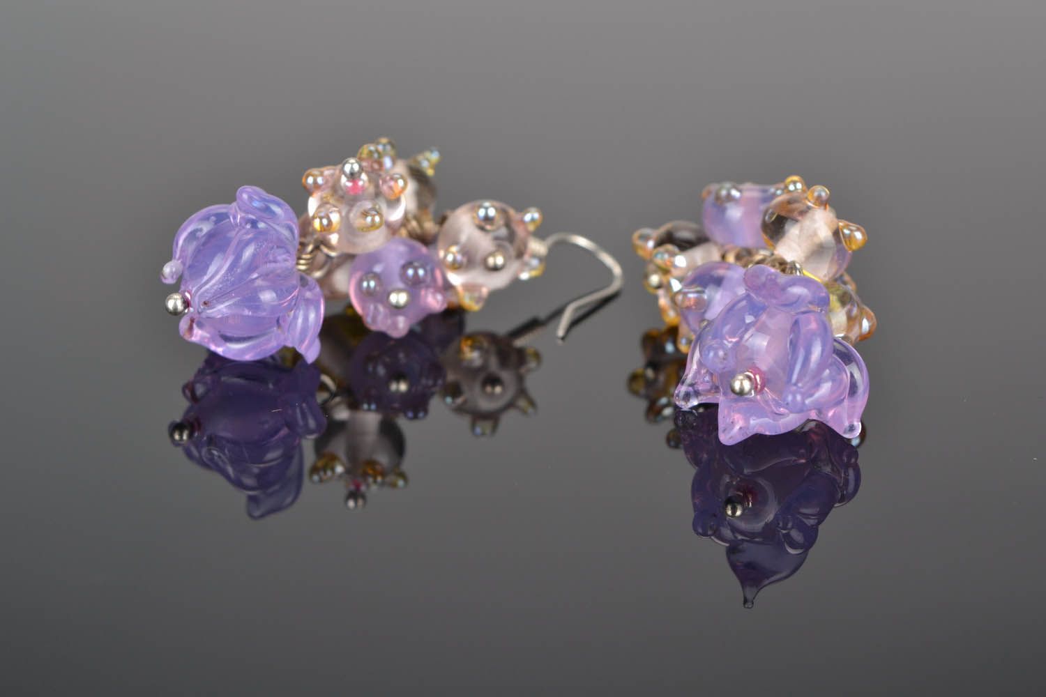 Earrings Lilac photo 1
