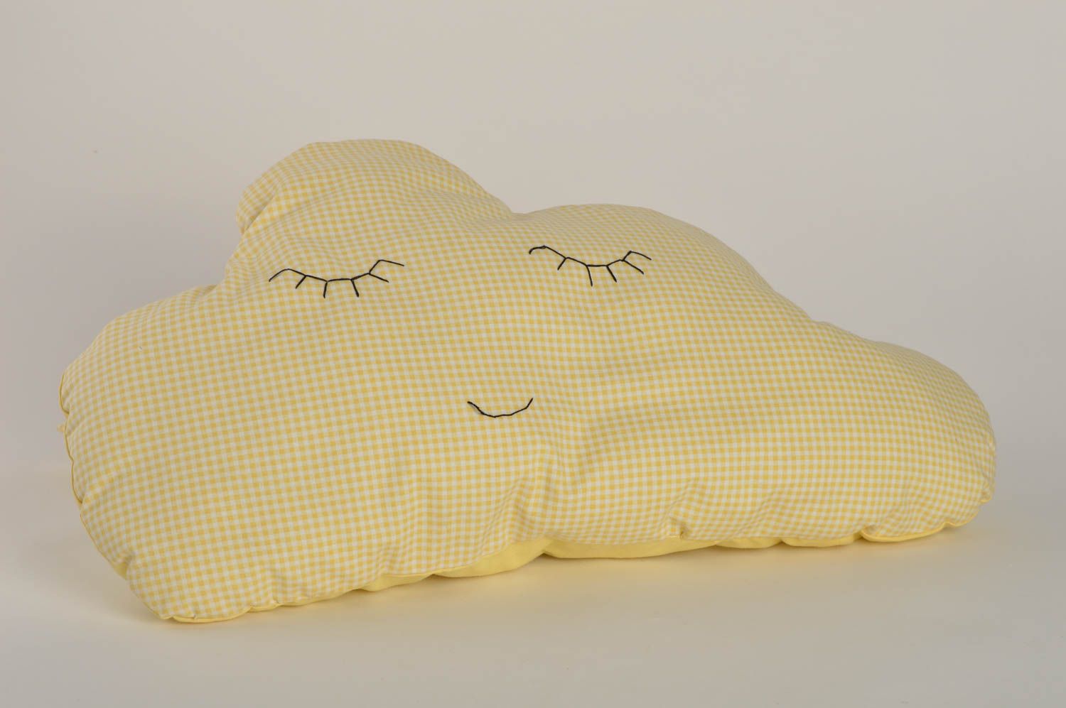 Декоративная подушка handmade подушка для дивана подушка из холлофайбера Облако фото 5