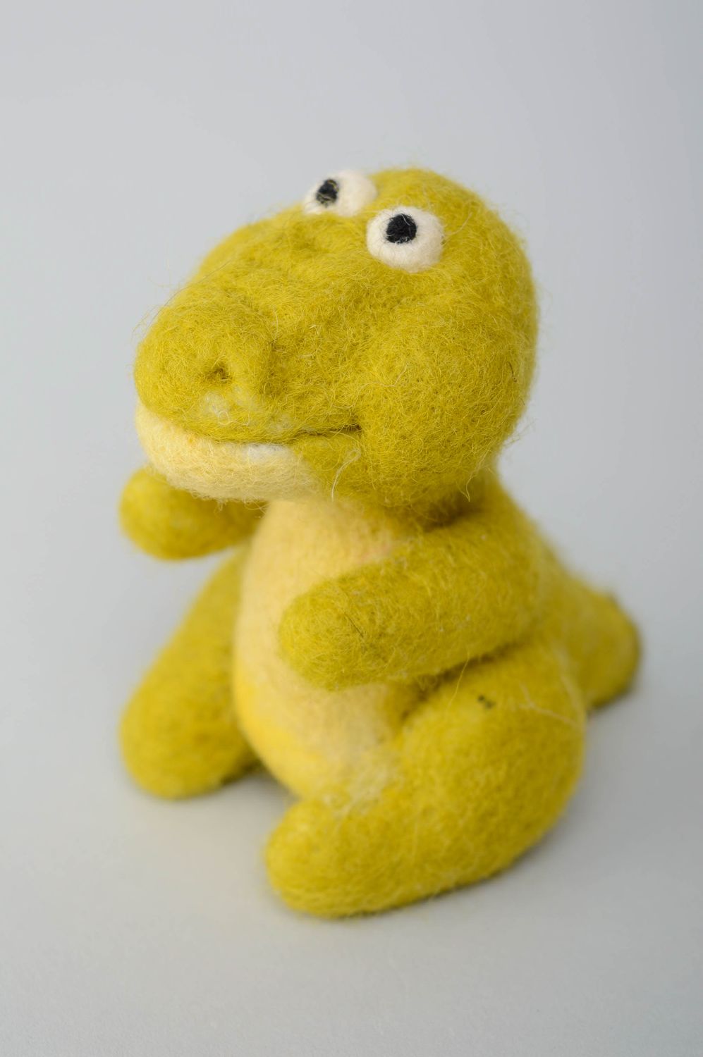Handmade felt toy Crocodile photo 1