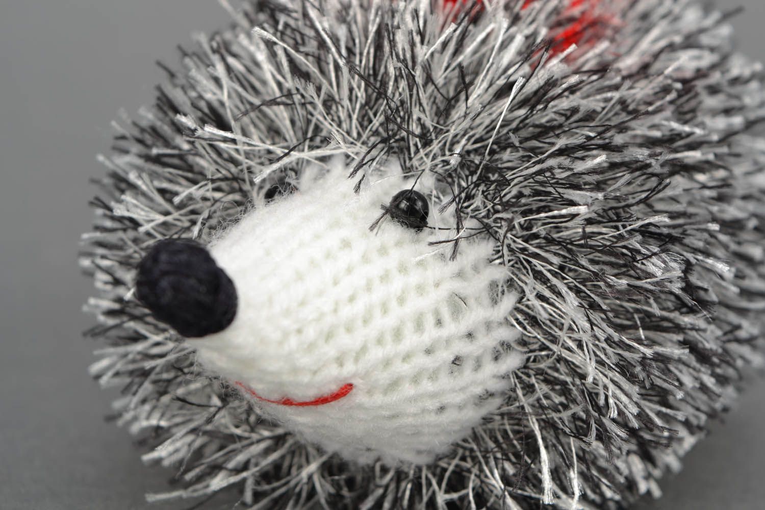 Homemade crochet toy Hedgehog photo 4