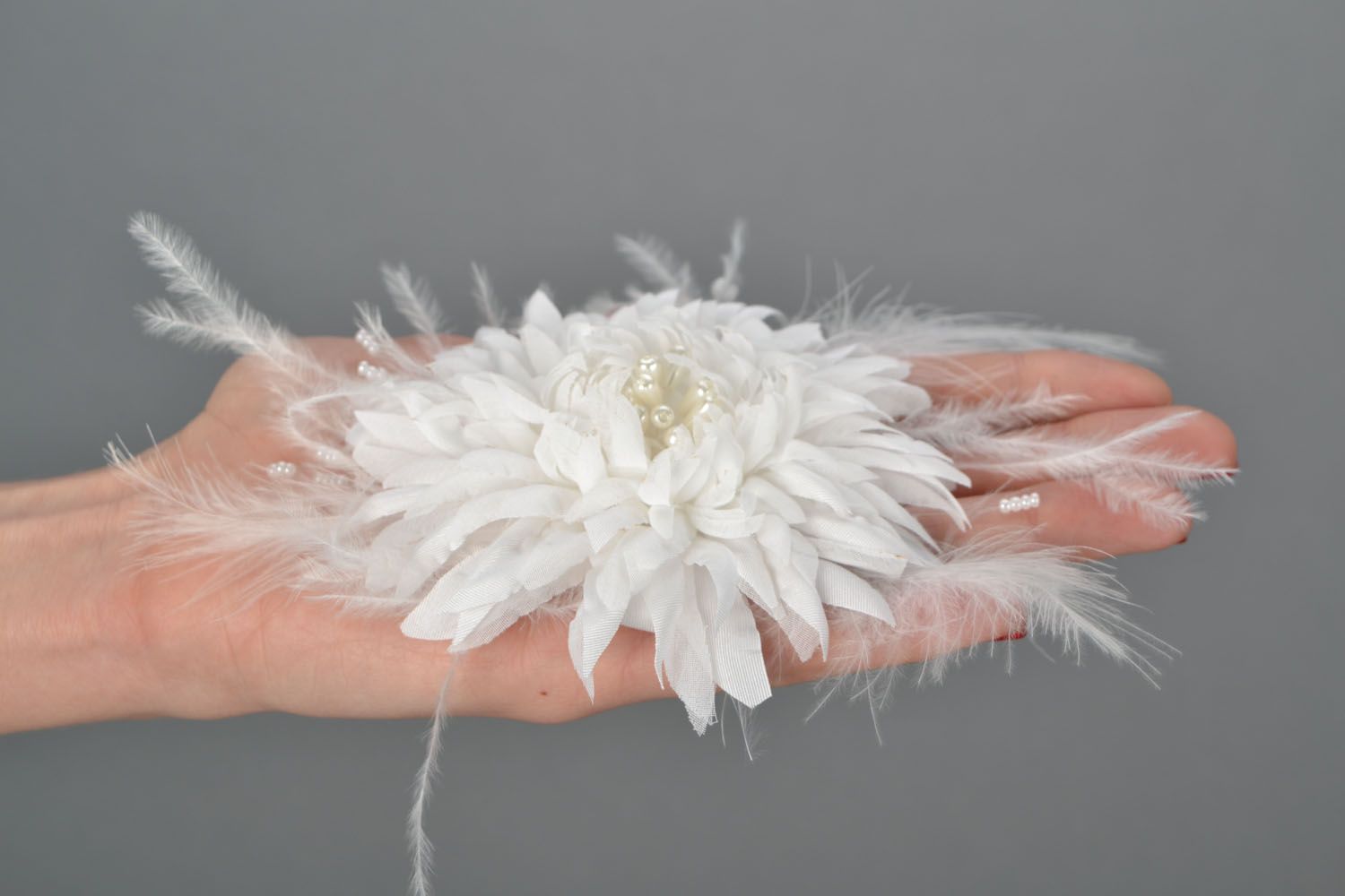 Fleur artificielle faite main pour mariage photo 2