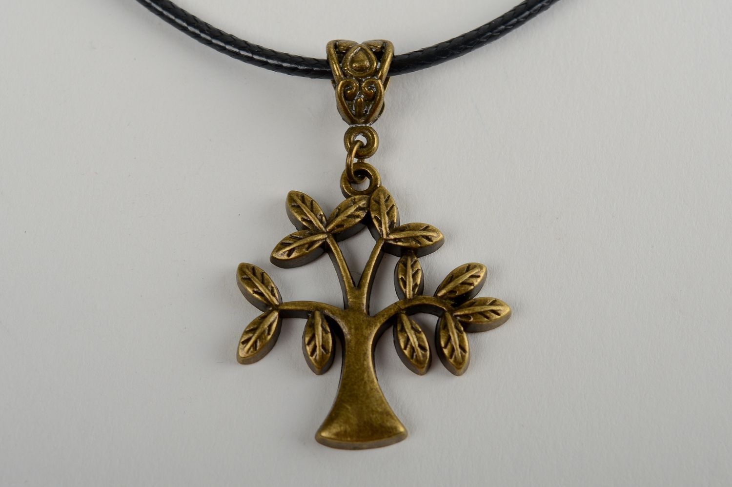 Metal tree pendant handmade pendant design accessories women jewelry girl gift photo 4