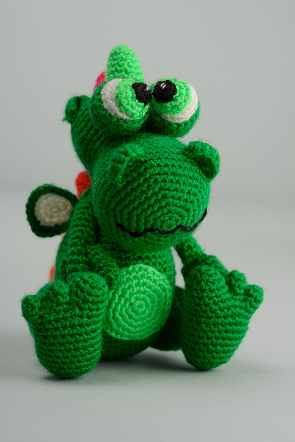 Handmade crochet toy Dragon photo 1