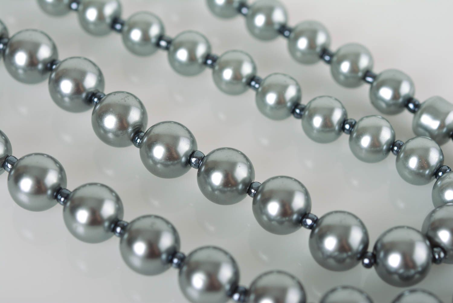 Handmade Perlen Schmuck Collier für Frauen elegant schön Frauen Geschenk foto 5