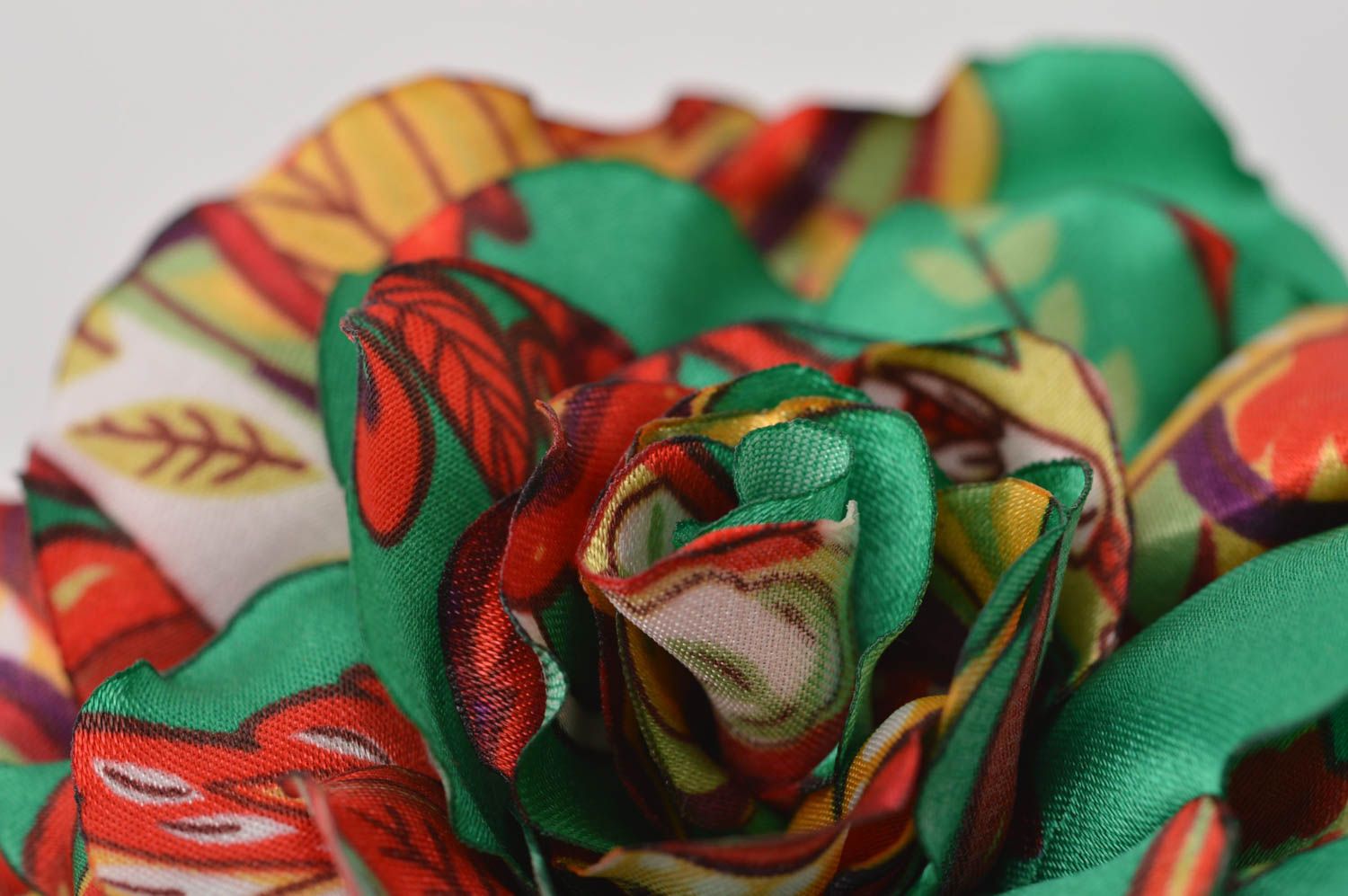 Handmade grelle Schmuck Brosche Haarspange Blume Haar Accessoires gemustert foto 3