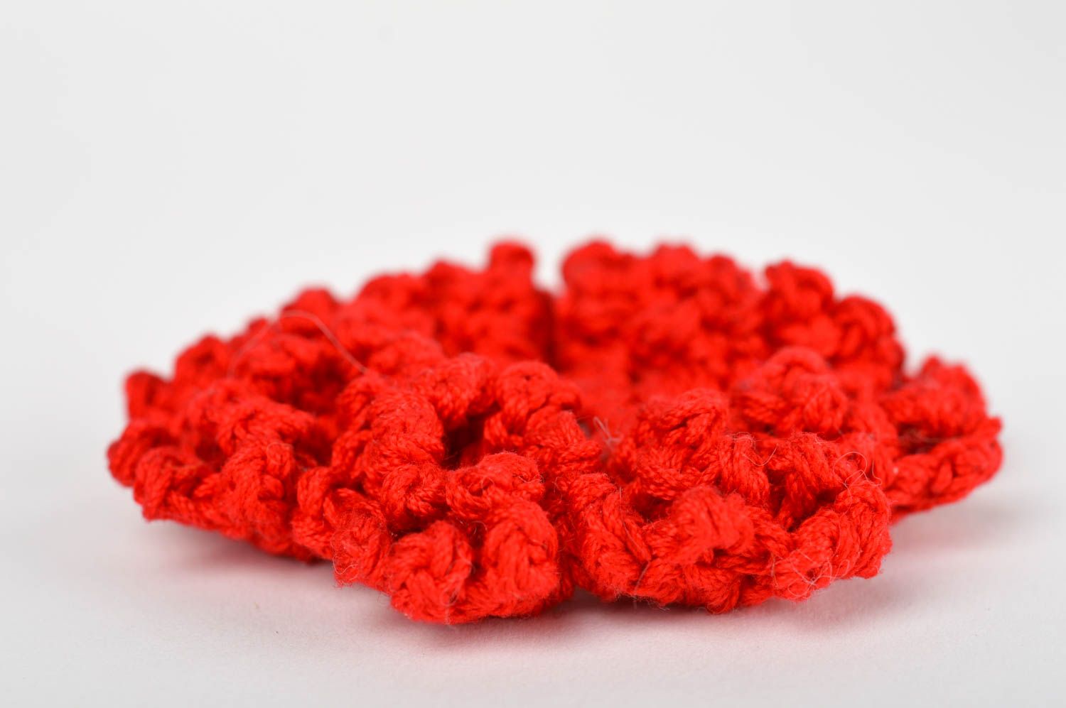 Handmade crocheted barrette children hair accessories flower hair clips photo 3