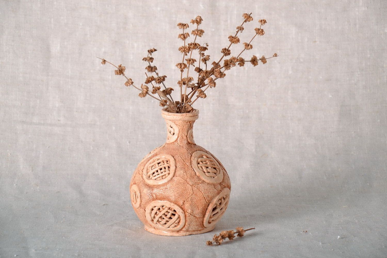 Grand vase en céramique modelé à la main photo 1