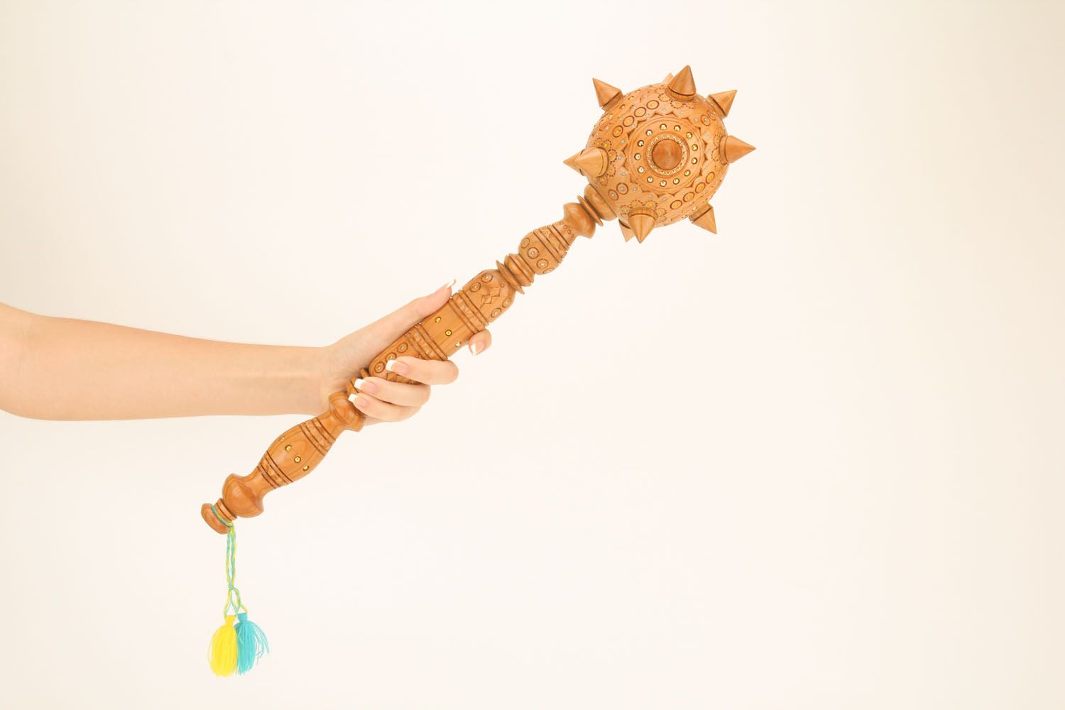 Decorative wooden cold weapon photo 3