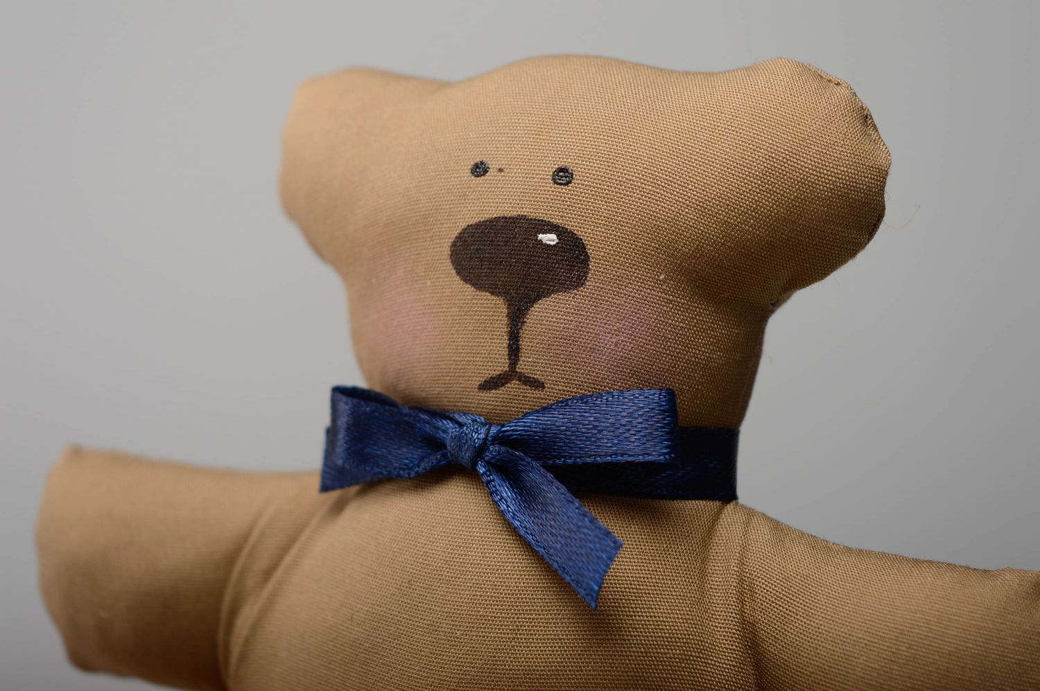 Handmade soft toy Beige Bear photo 3