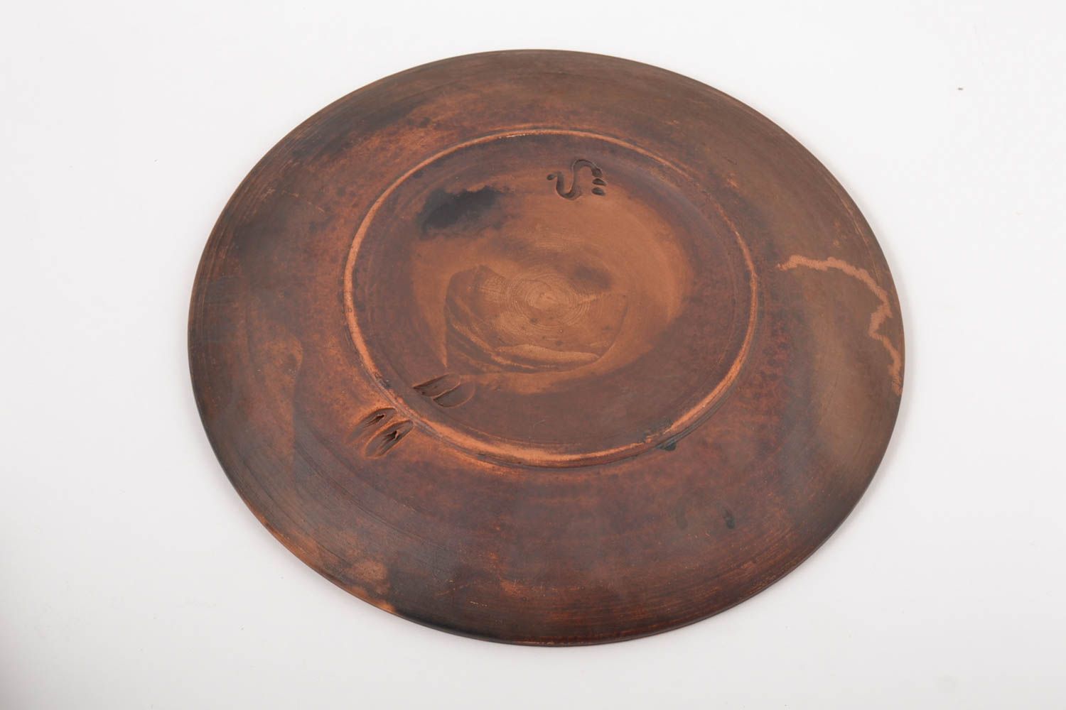 Керамическая тарелка ручной работы посуда для кухни керамическая посуда фото 2