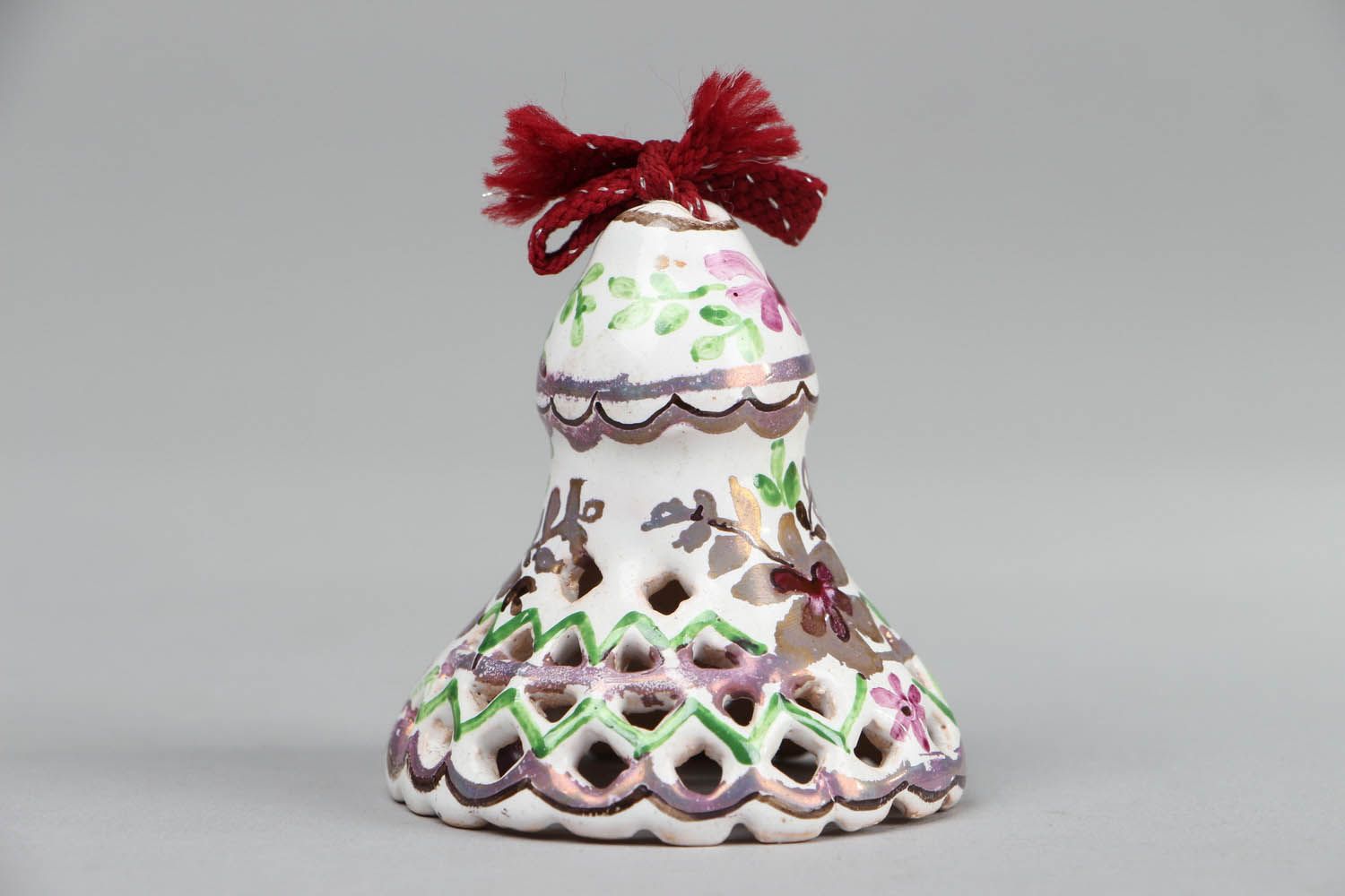 Decorative ceramic bell photo 1