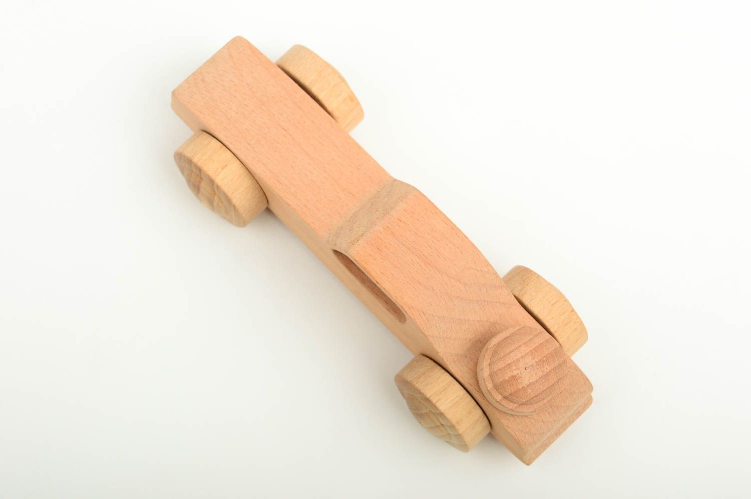 Auto aus Holz handmade Fahrzeug aus Holz ökologisch Holzspielzeug für Kinder foto 5