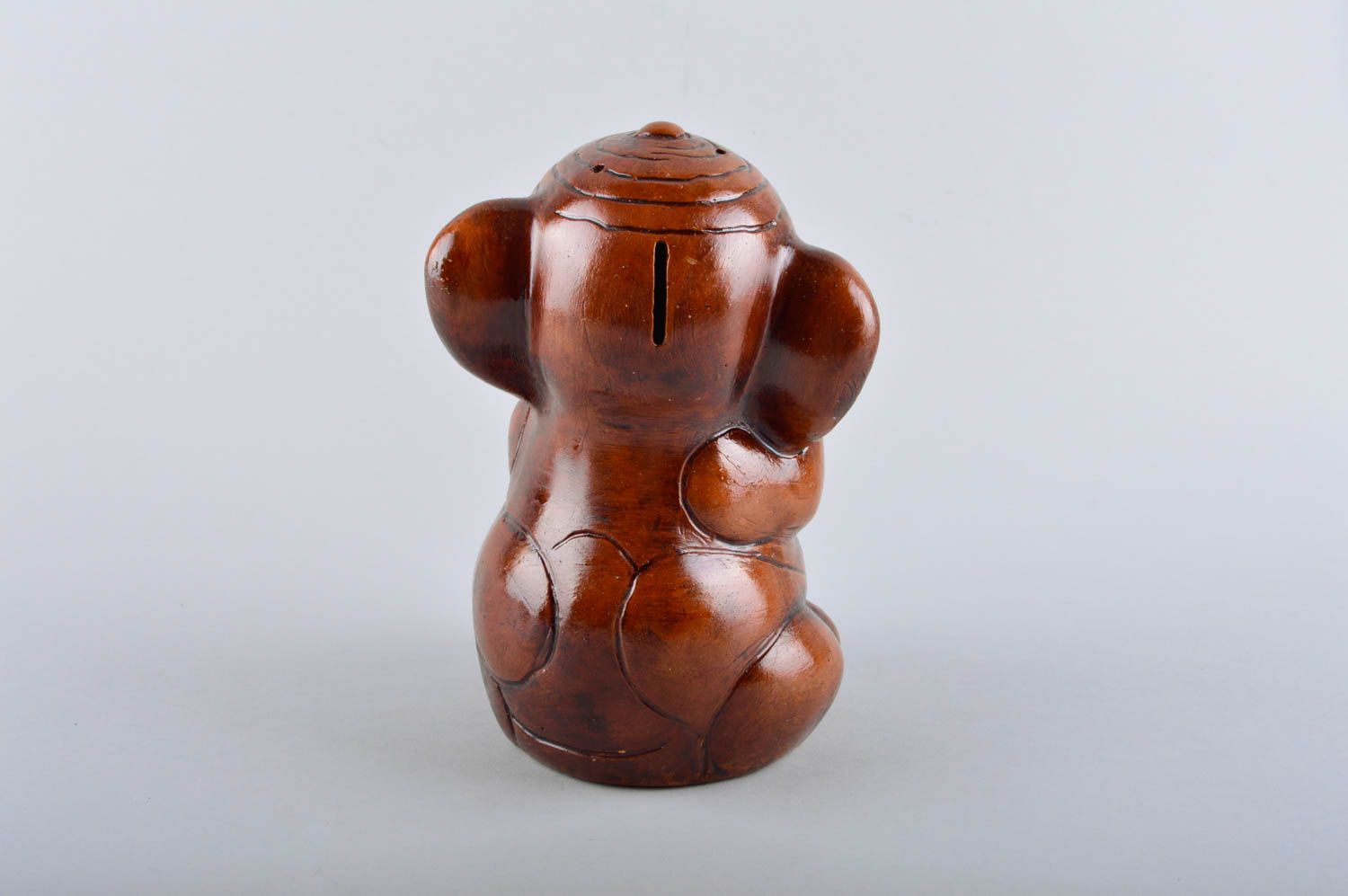 Hucha de cerámica artesanal elemento decorativo regalo original Elefante foto 4