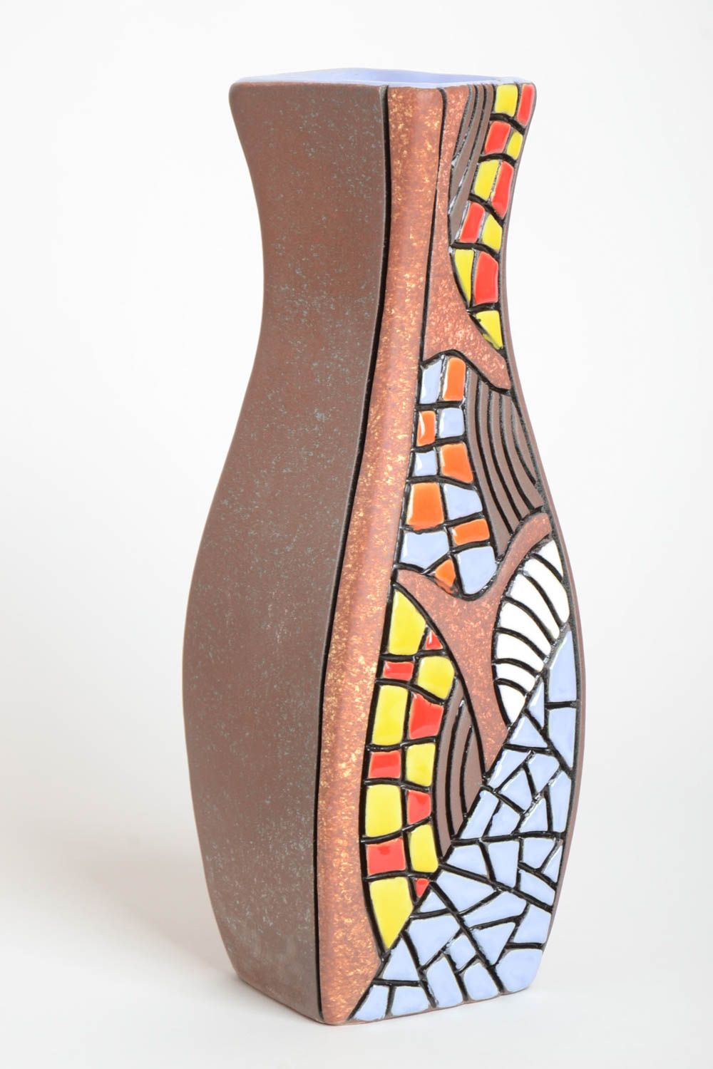Handgemachte Keramik Designer Vase Haus Dekoration Geschenk für Frau foto 2