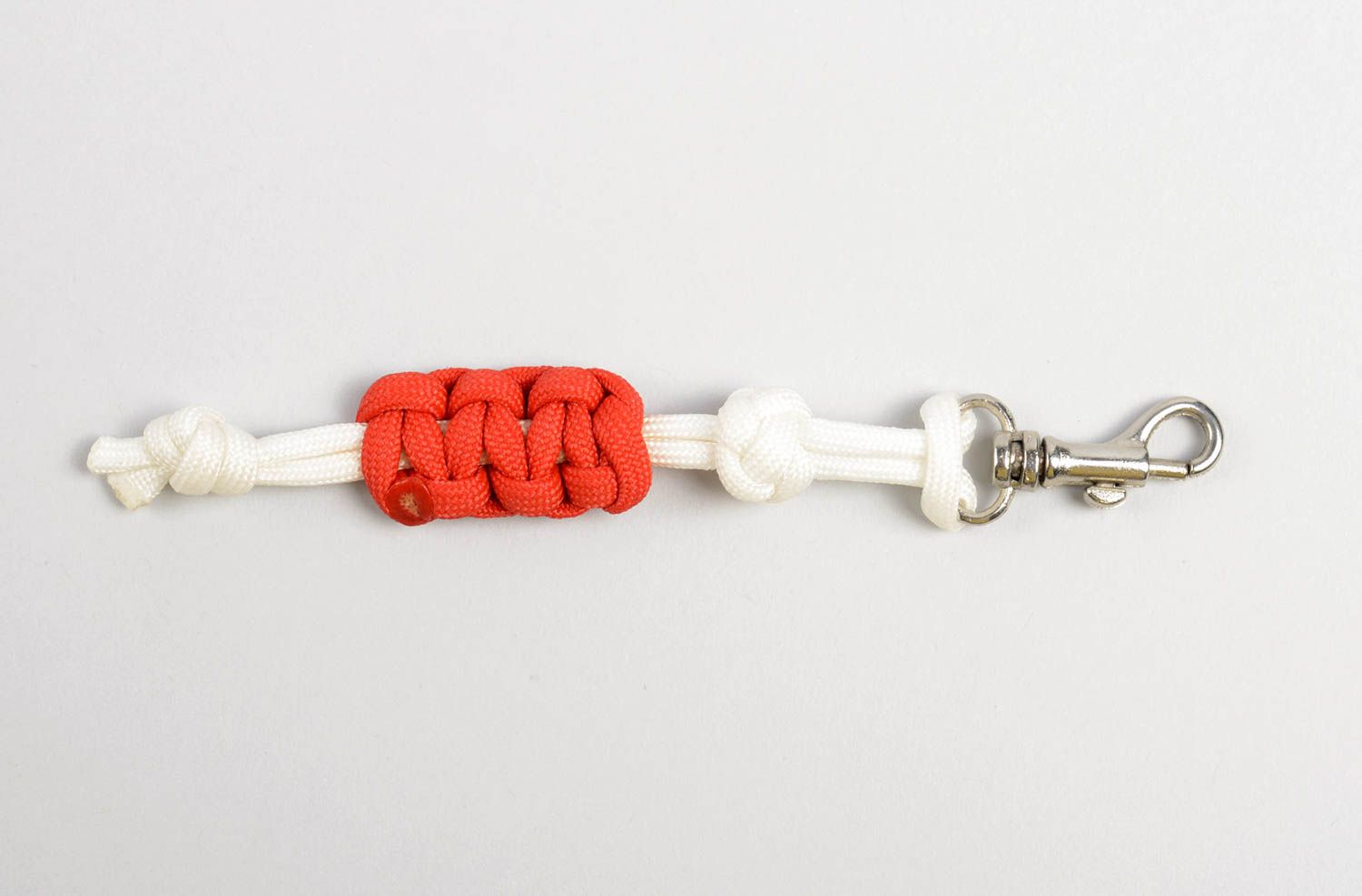 Beautiful handmade cord keychain woven keychain cool keyrings gift ideas photo 4
