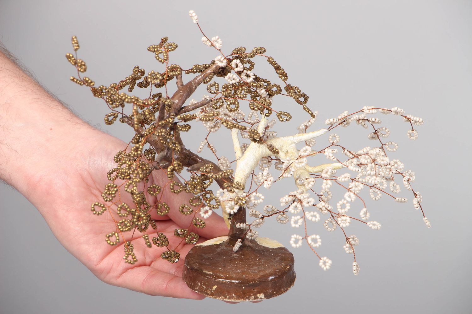 Handmade Baum aus Glasperlen foto 3