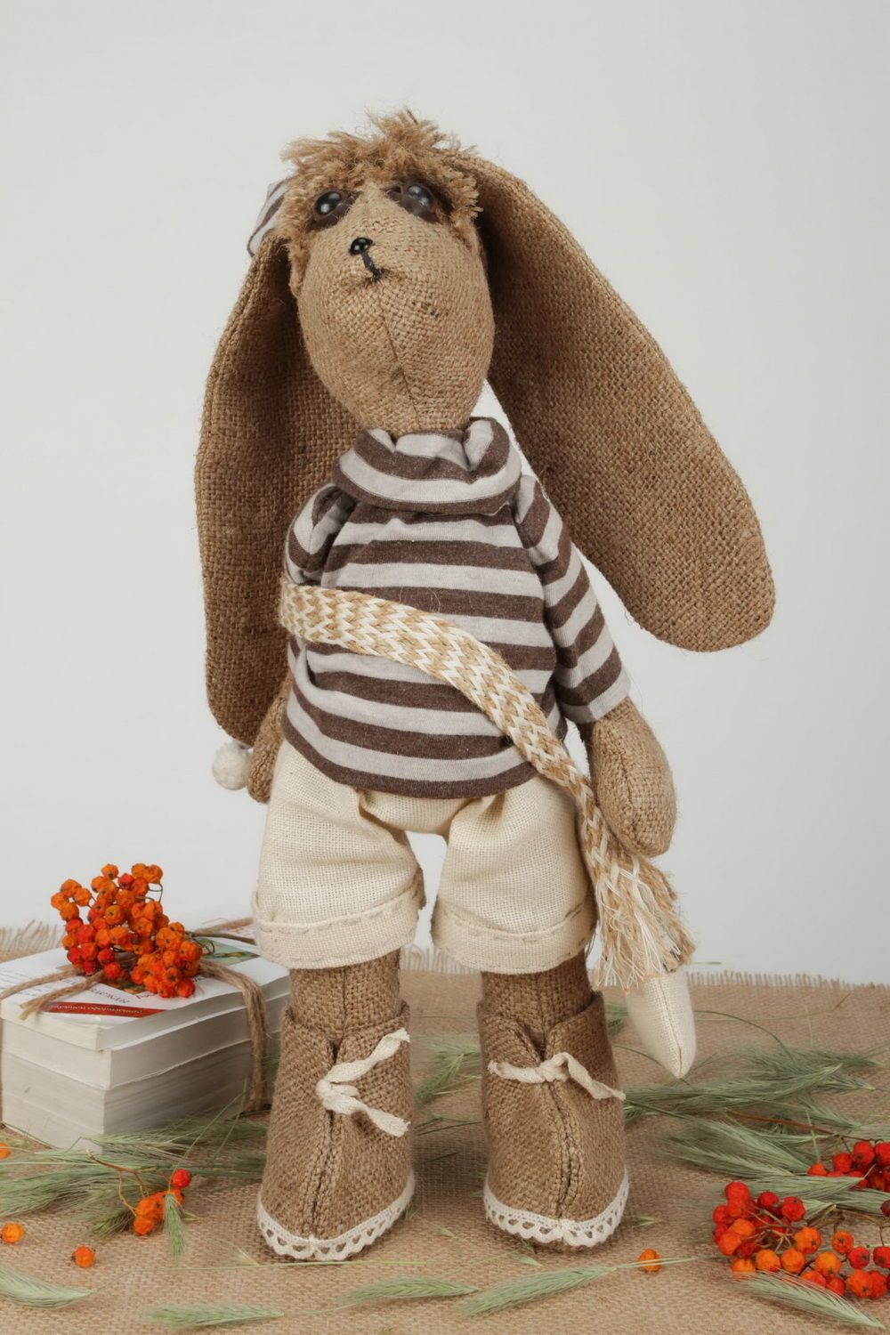 Fabric Toy Hare photo 2
