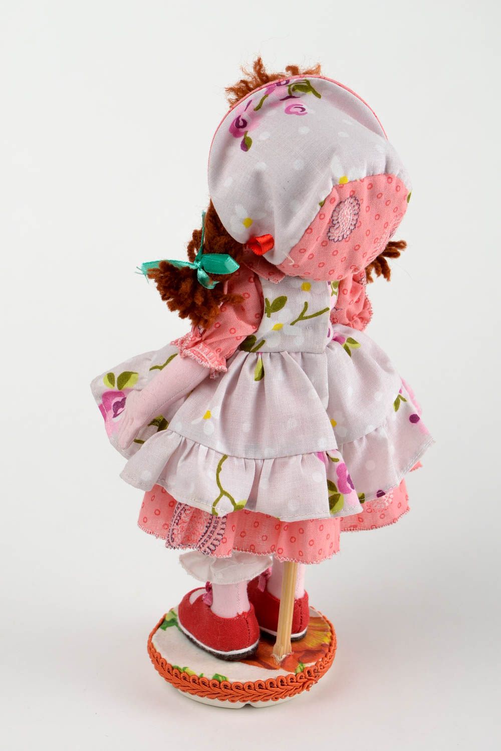 Кукла ручной работы нарядная кукла из ткани маленькая мягкая кукла для девочки фото 5