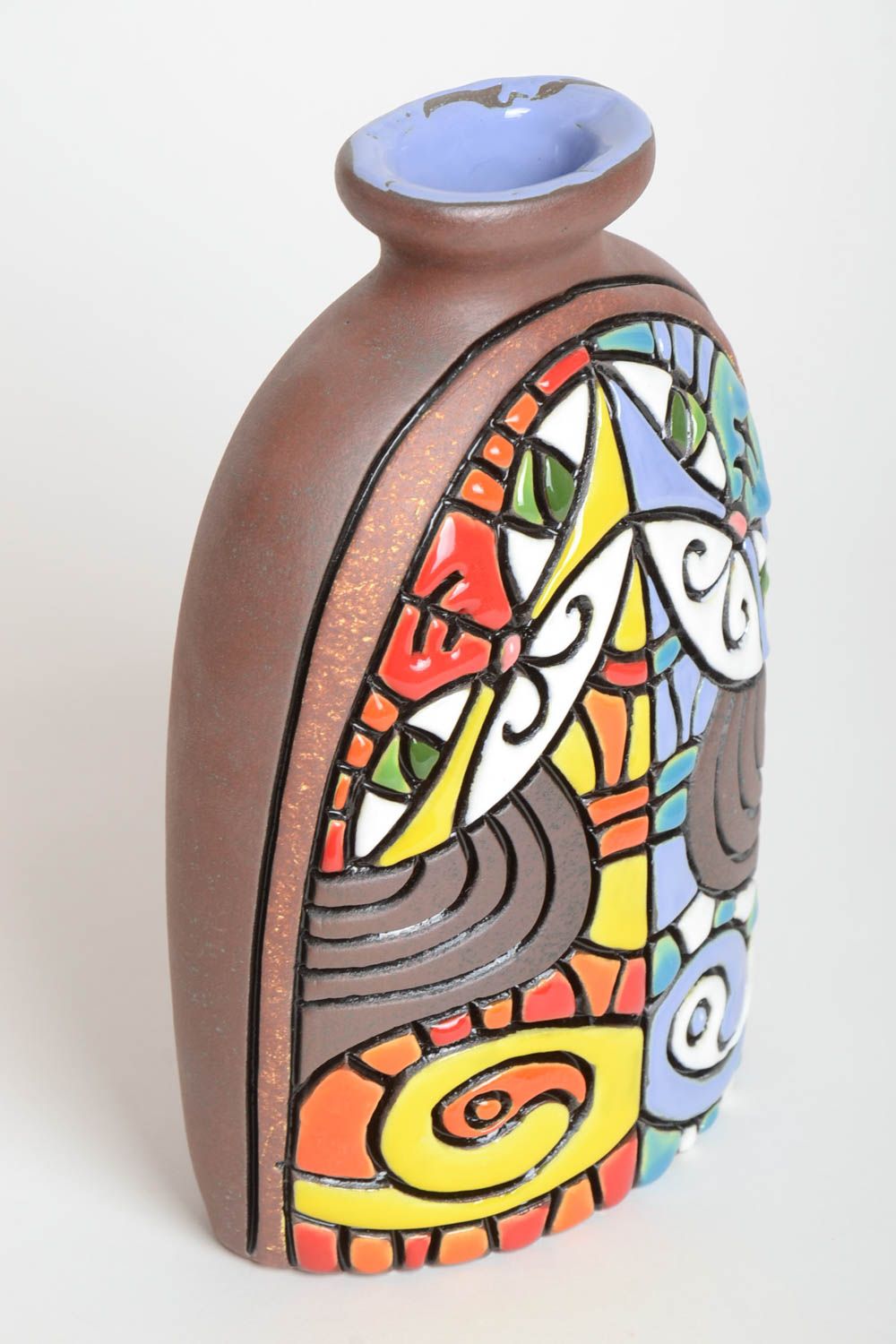 Handgemachte Keramik Designer Vase Haus Dekoration Geschenk für Frau für Dekor foto 2