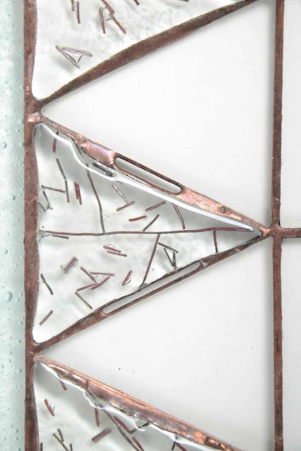 Tableau en verre fait main Décoration murale vitrail fusing Déco maison photo 5