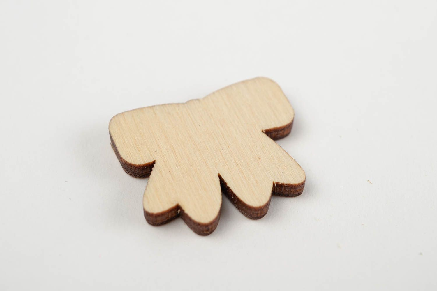 Handmade cute wooden toy unusual blank for creativity plywood figurine photo 5