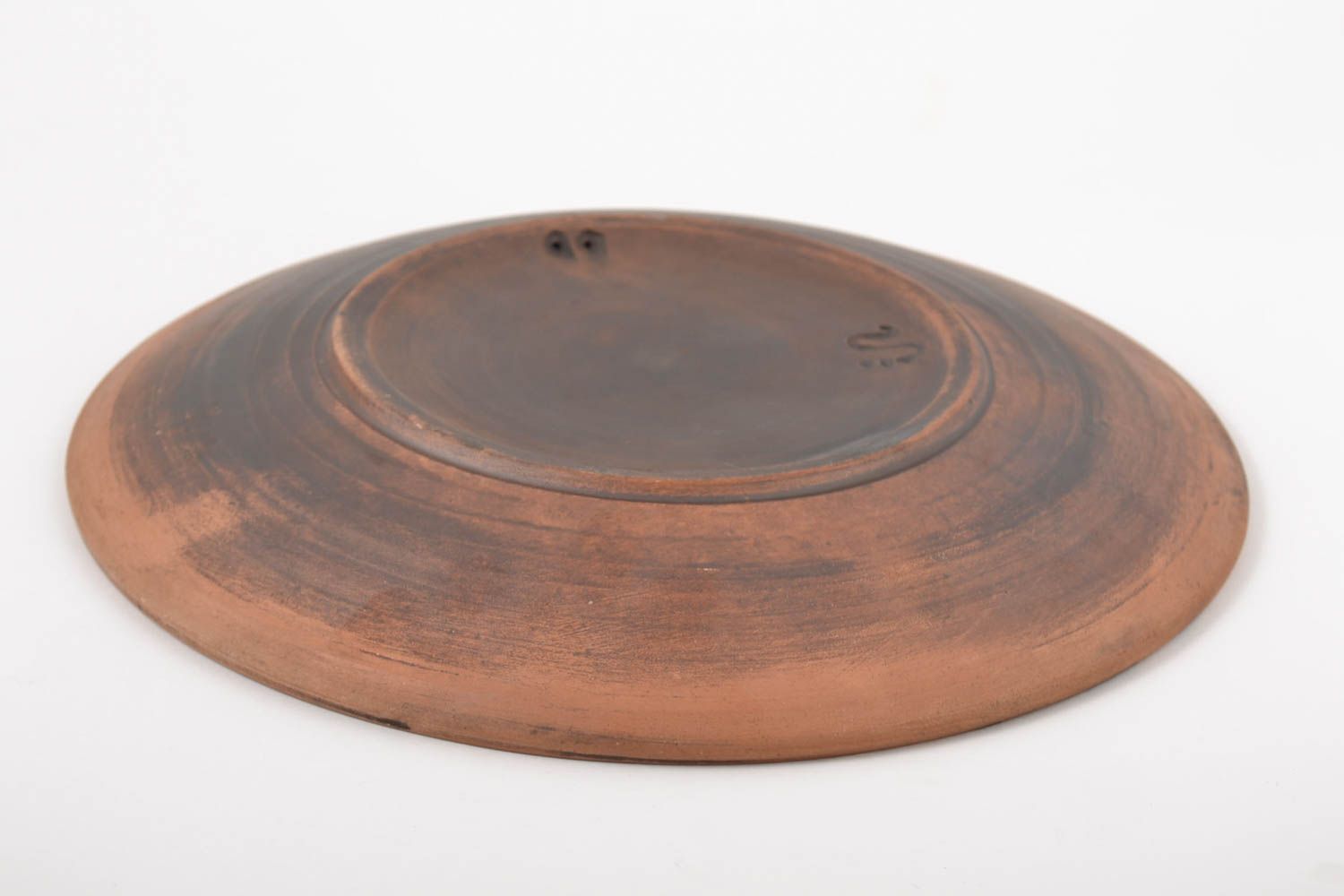 Посуда ручной работы керамическая тарелка глиняная посуда расписная тарелка фото 4