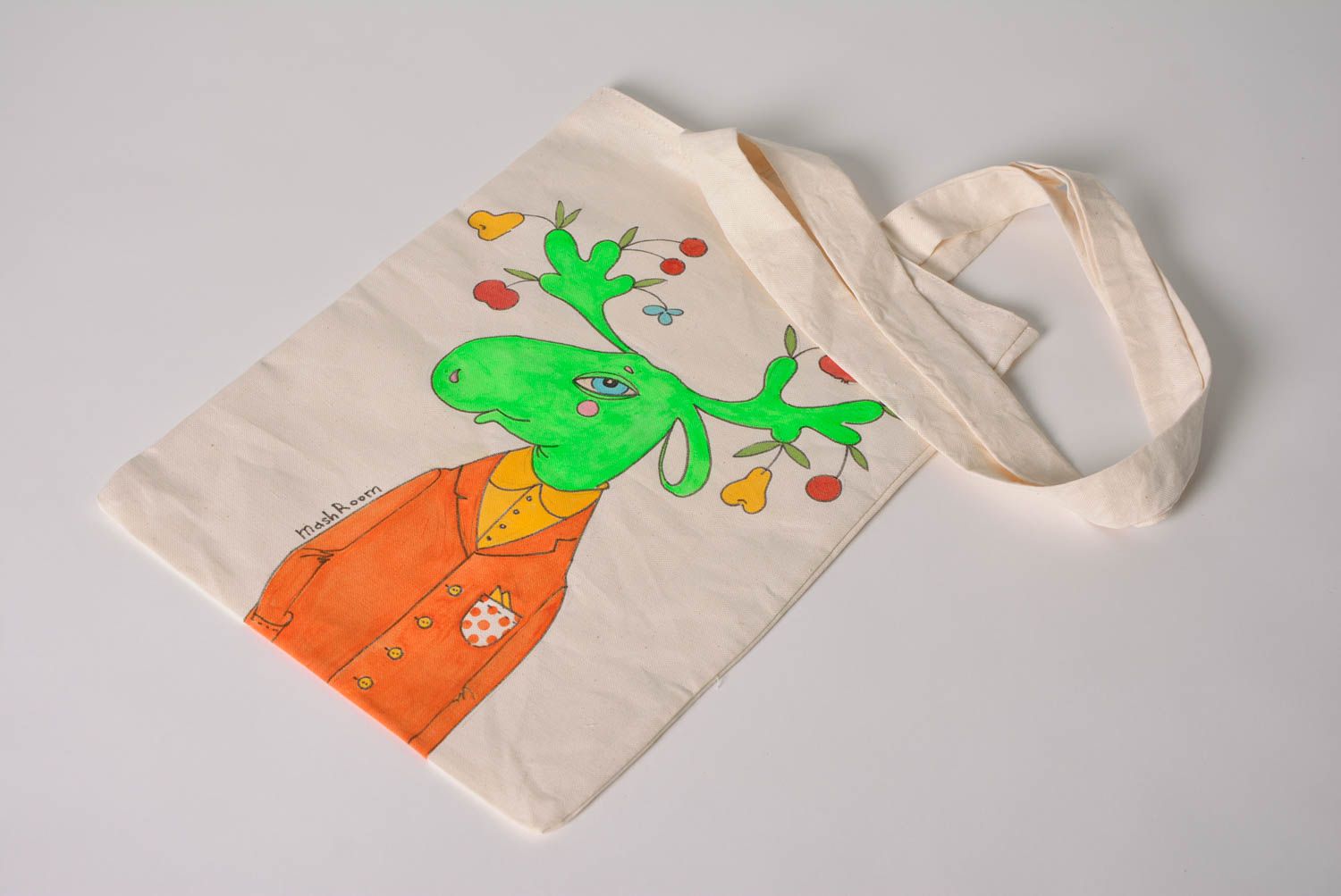 Handmade Stoff Tragetasche Designer Tasche Damen Accessoire Stoff Tasche hübsch foto 4