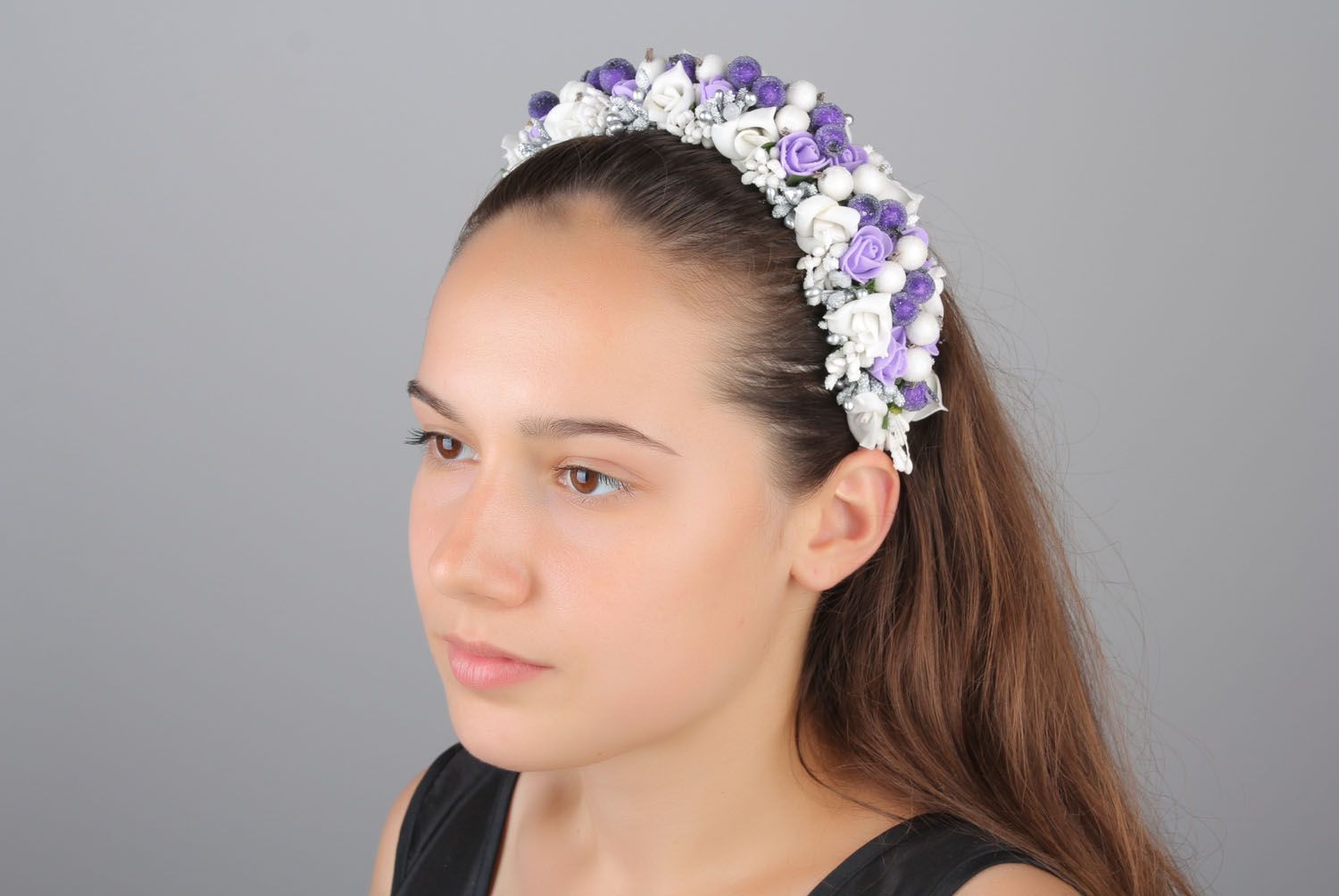 Floral headband photo 5