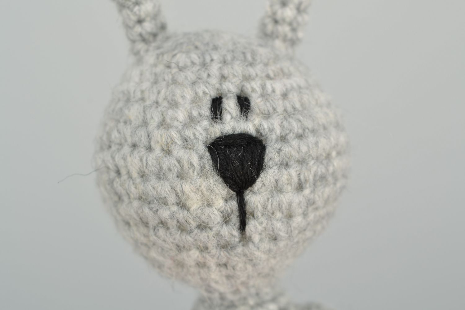 Soft crochet woolen toy Rabbit photo 3