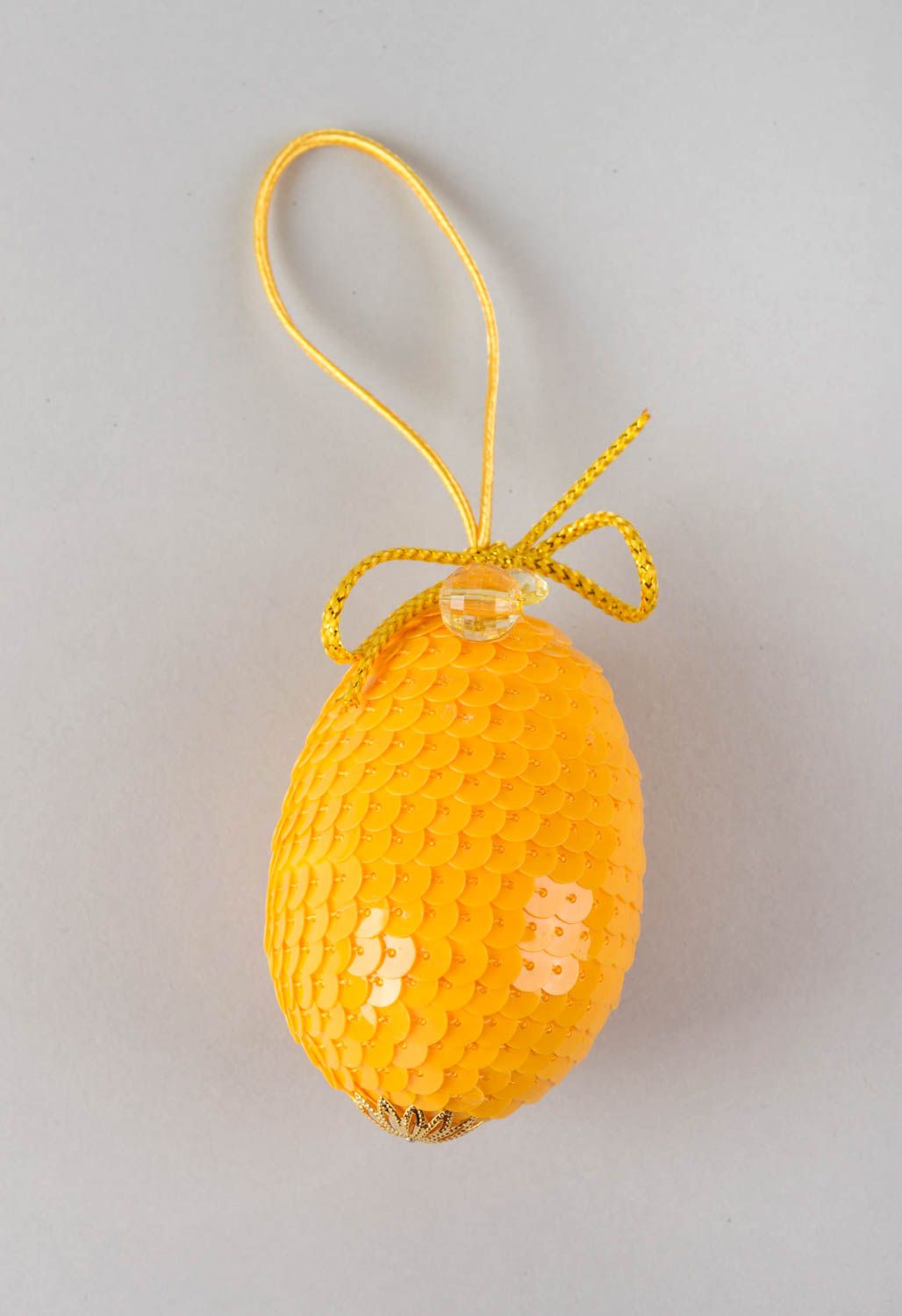Huevo decorativo de Pascua hecho a mano para decorar la casa regalo original  foto 2