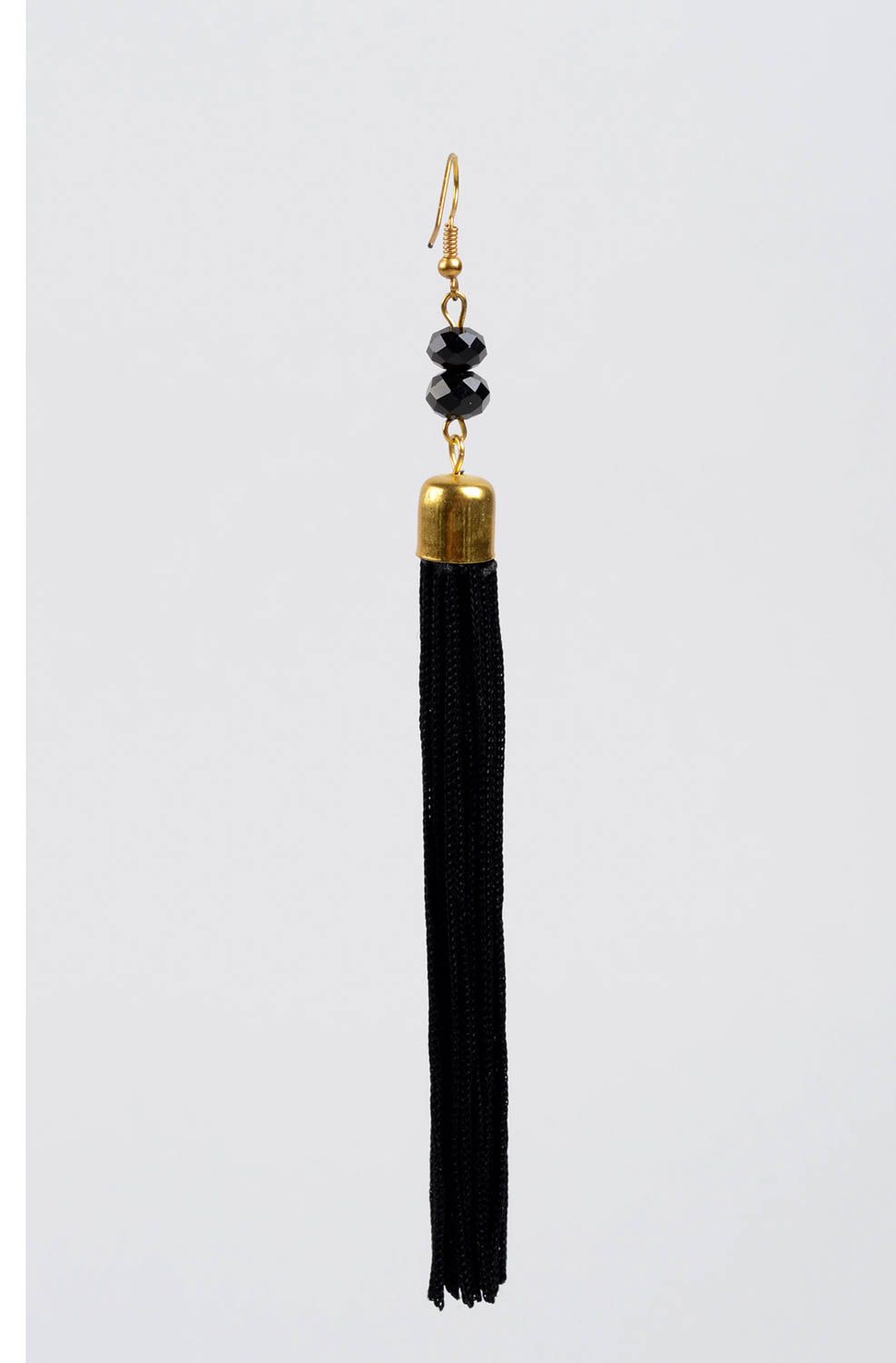 Handmade jewelry long earrings dangling earrings fashion accessories gift ideas photo 4
